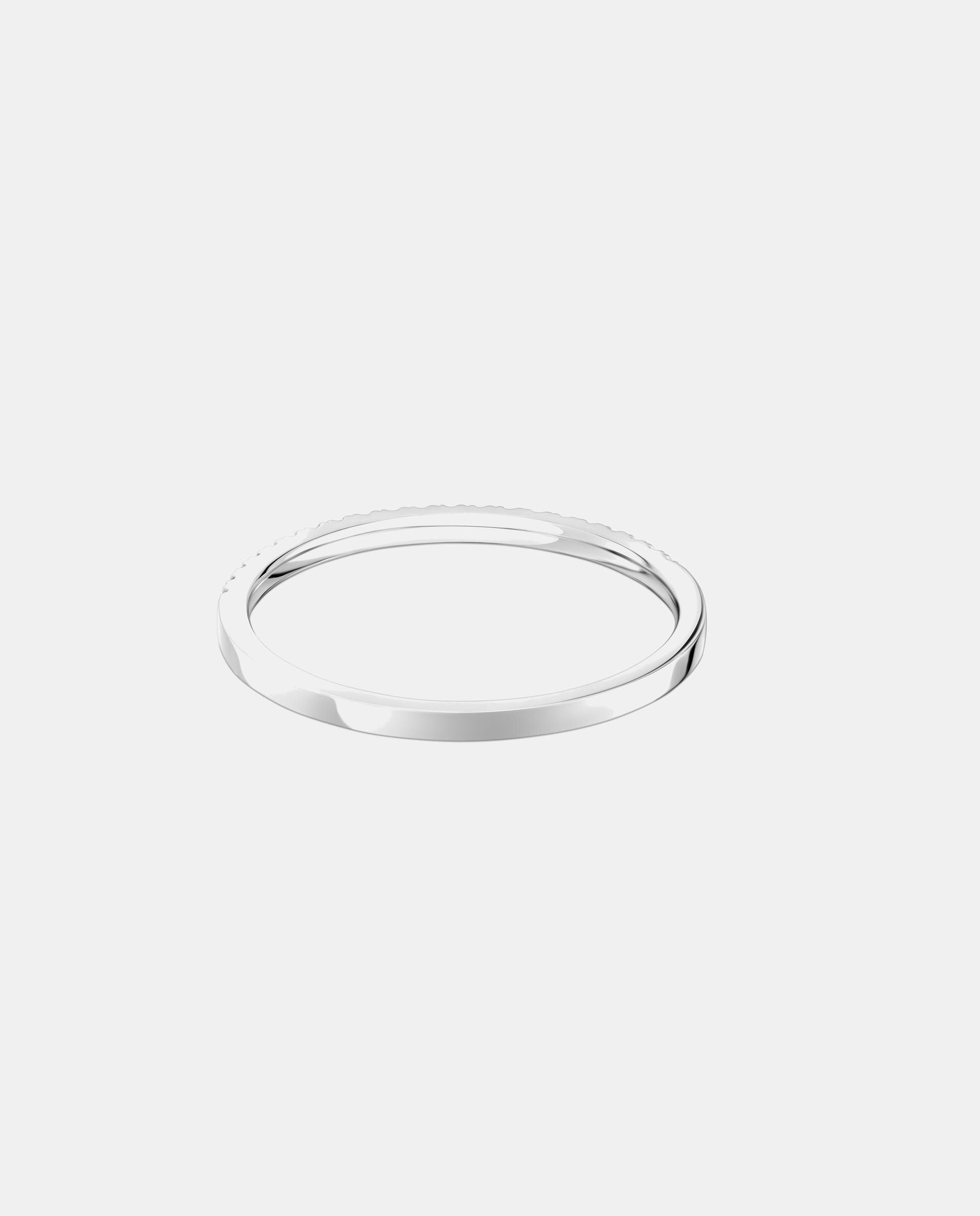 Anel Les Classiques de Ouro Branco com Diamantes Branco-3