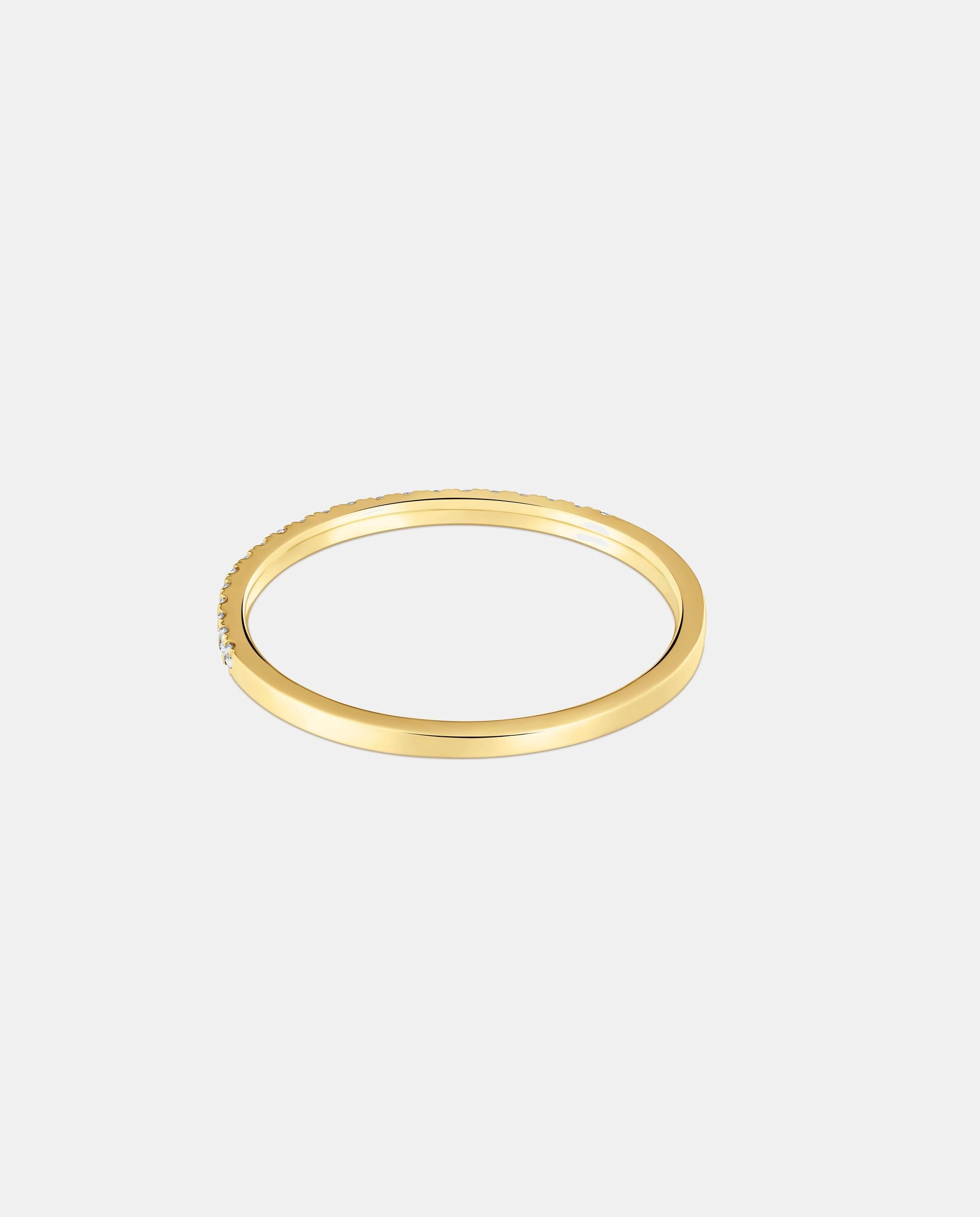 Anel Meia Aliança Les Classiques de Ouro com Diamantes Branco-3