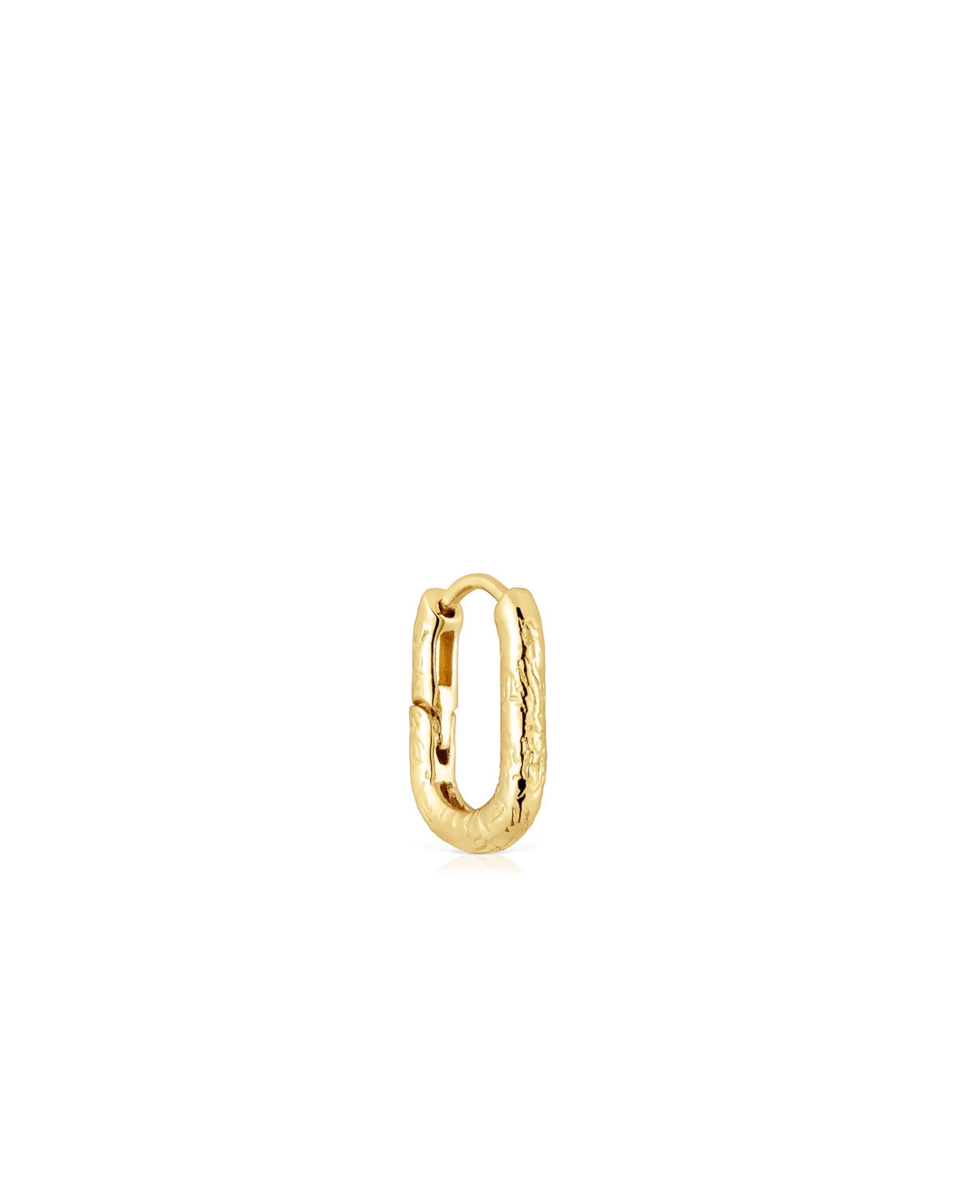 Piercing Basics de Aro em Ouro com Textura Dourado-1