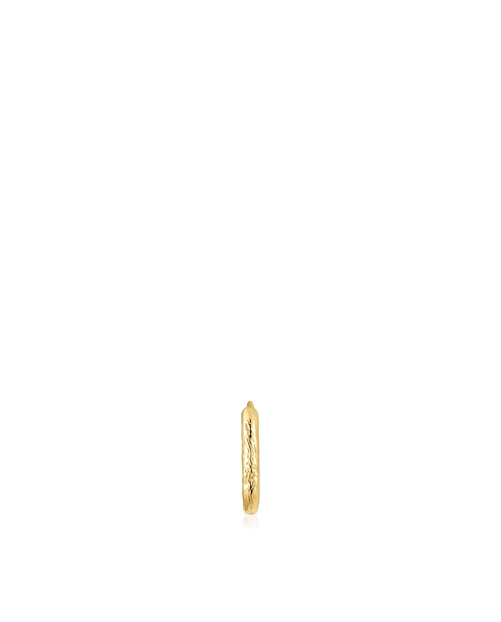 Piercing Basics de Aro em Ouro com Textura Dourado-2
