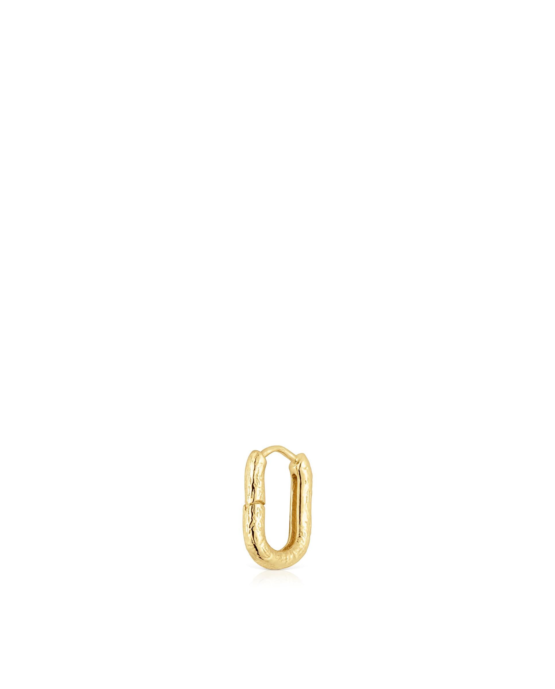 Piercing Basics de Aro em Ouro com Textura Dourado-3