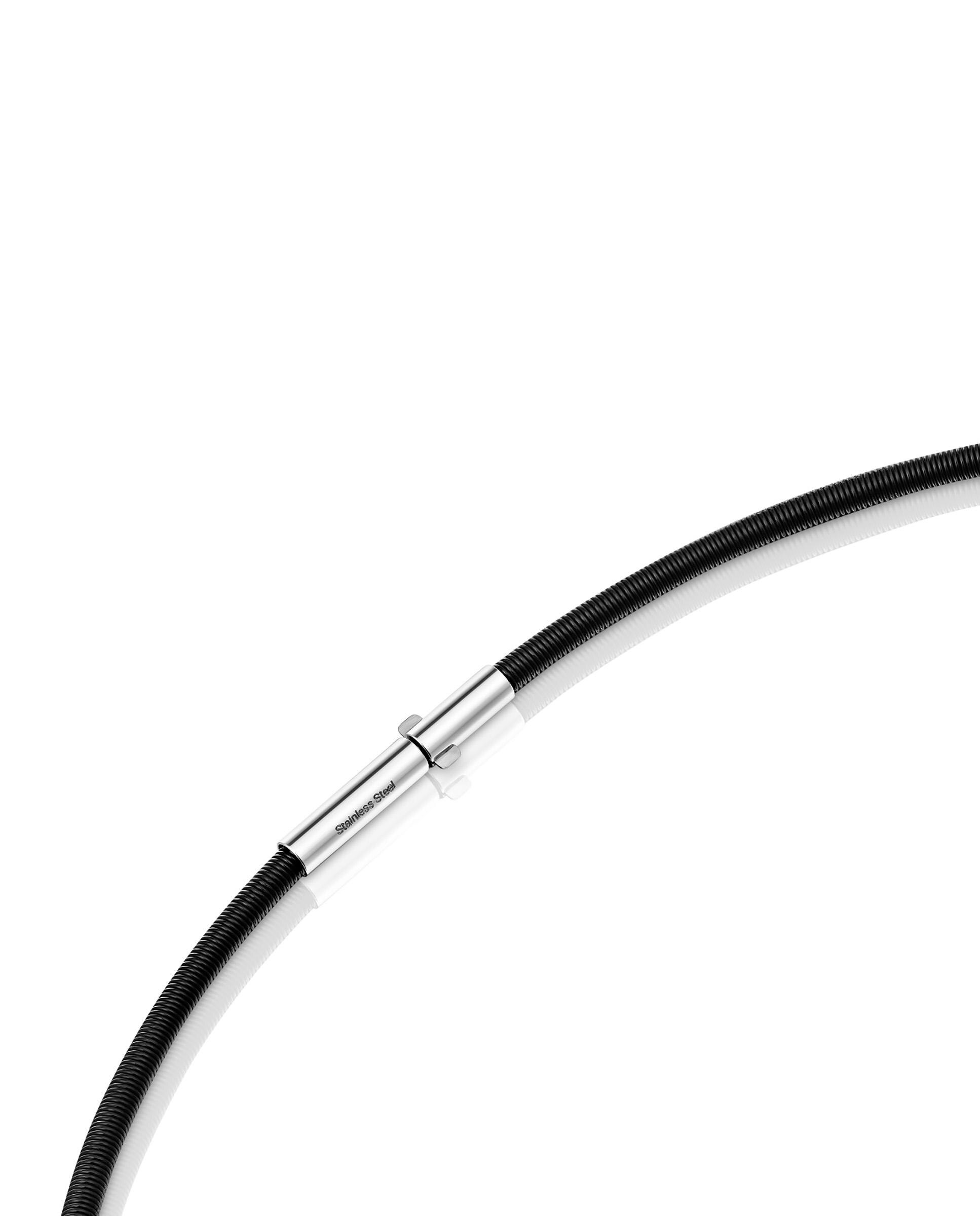 Colar Mesh Tube Curto com Lágrima de Ouro e Aço Ip Dourado-3