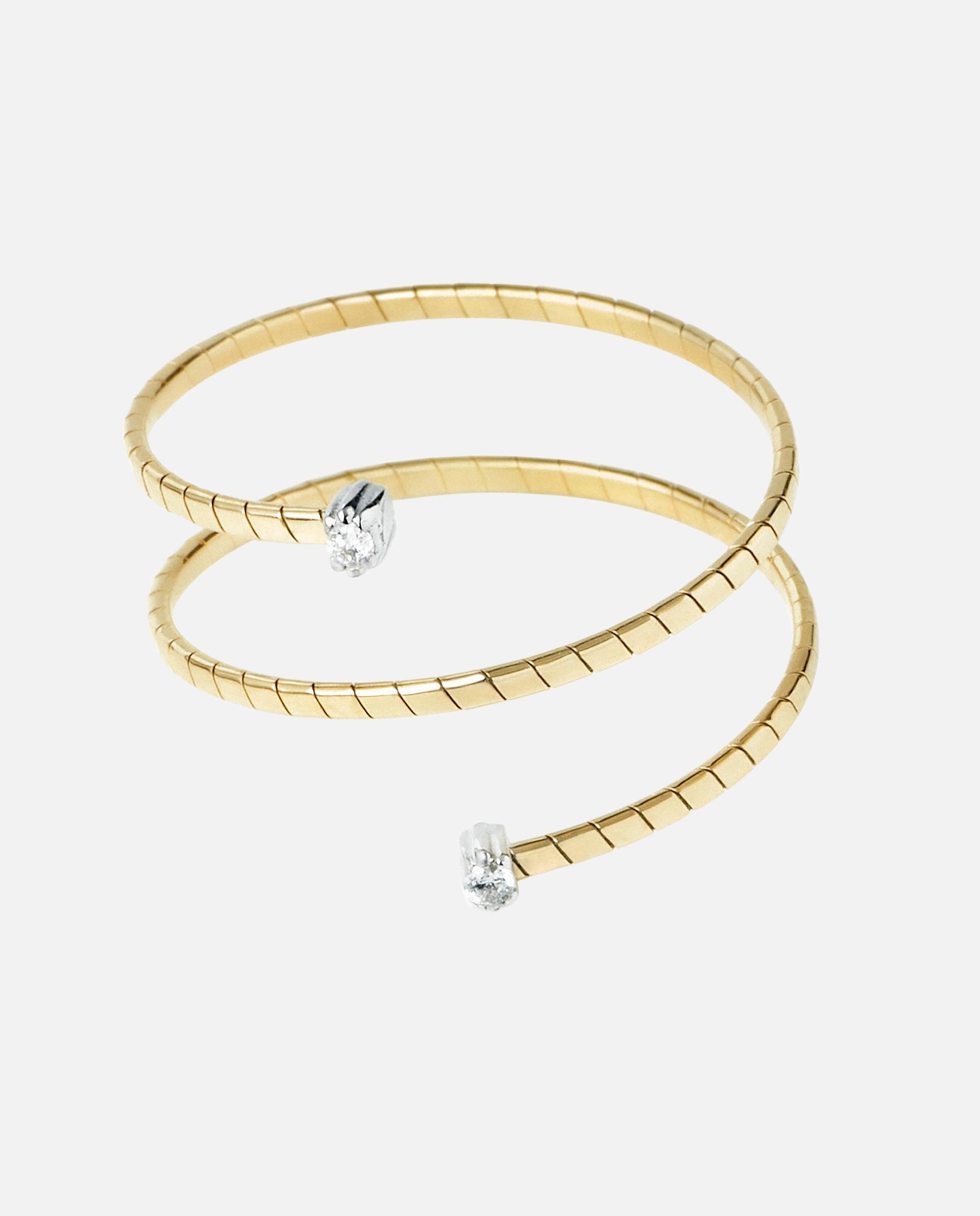 Anel de Ouro com Diamantes Atelier Espiral Branco-2