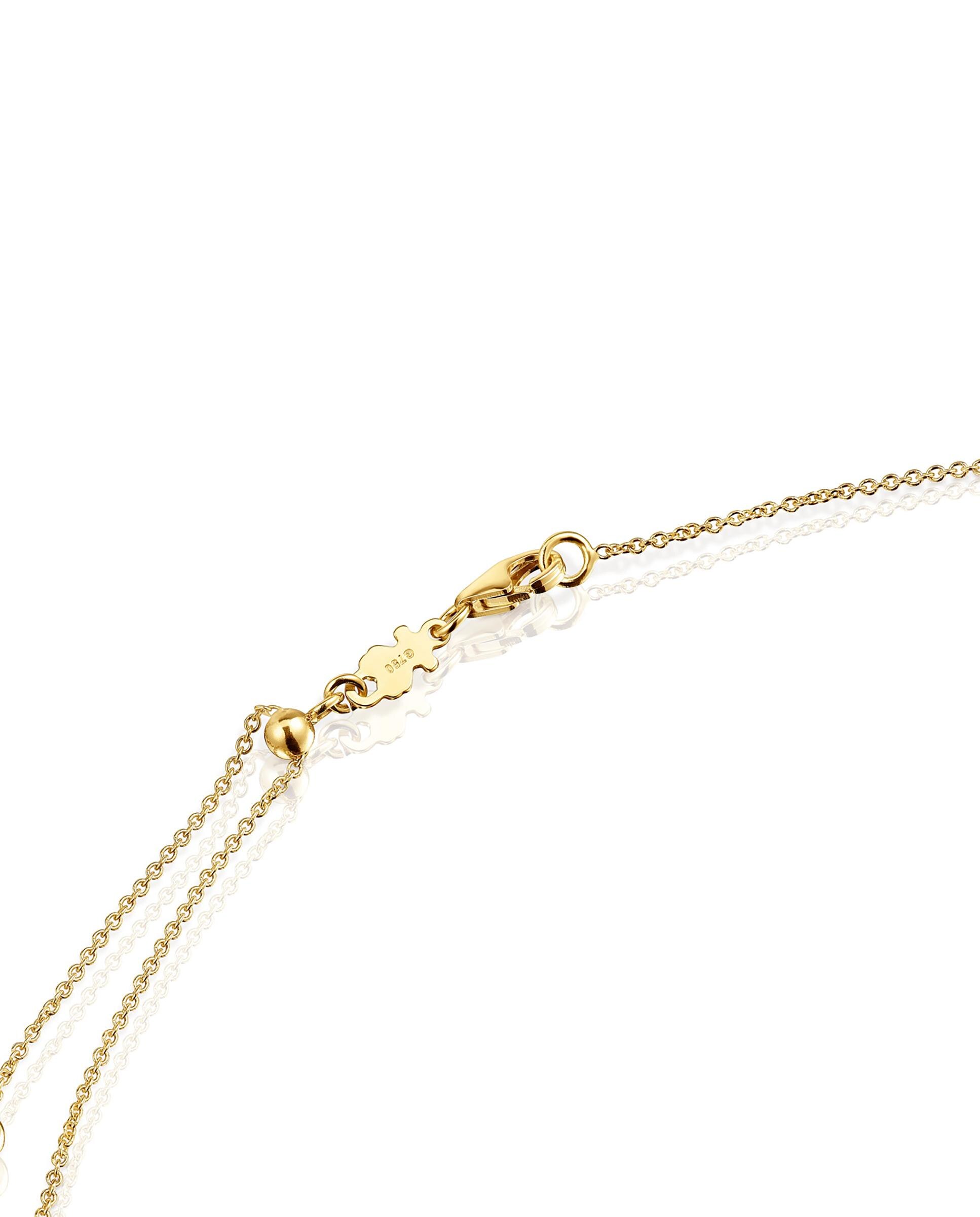 Colar Básico Curto de Ouro Dourado-3