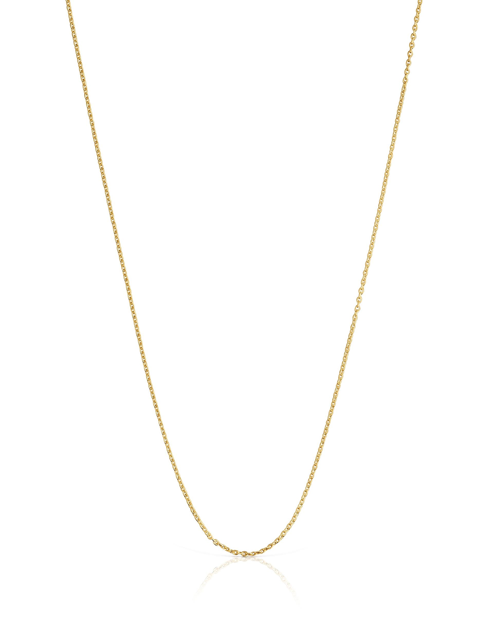 Colar Básico Curto de Ouro Dourado-2