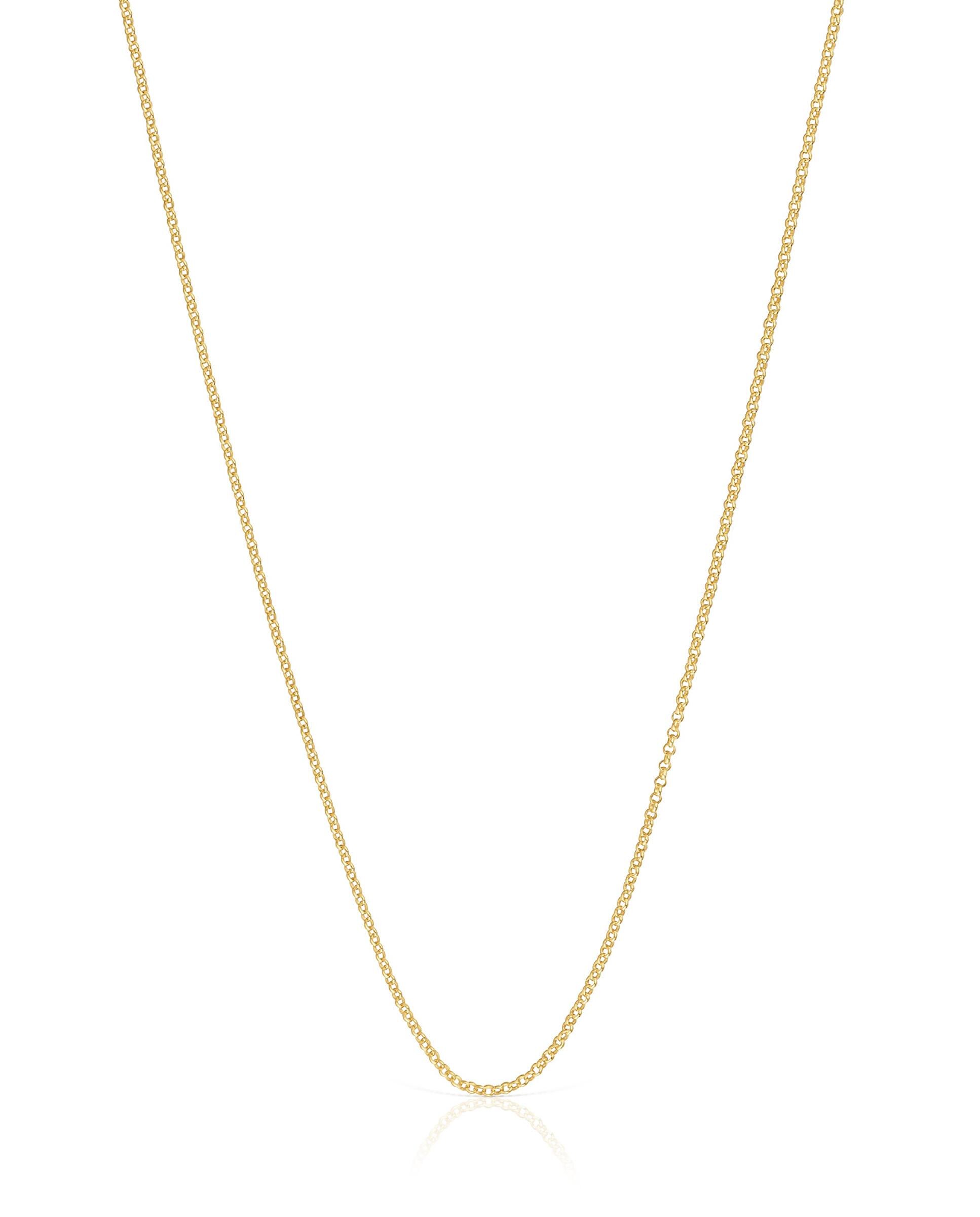 Colar Basic Médio de Ouro Dourado-2