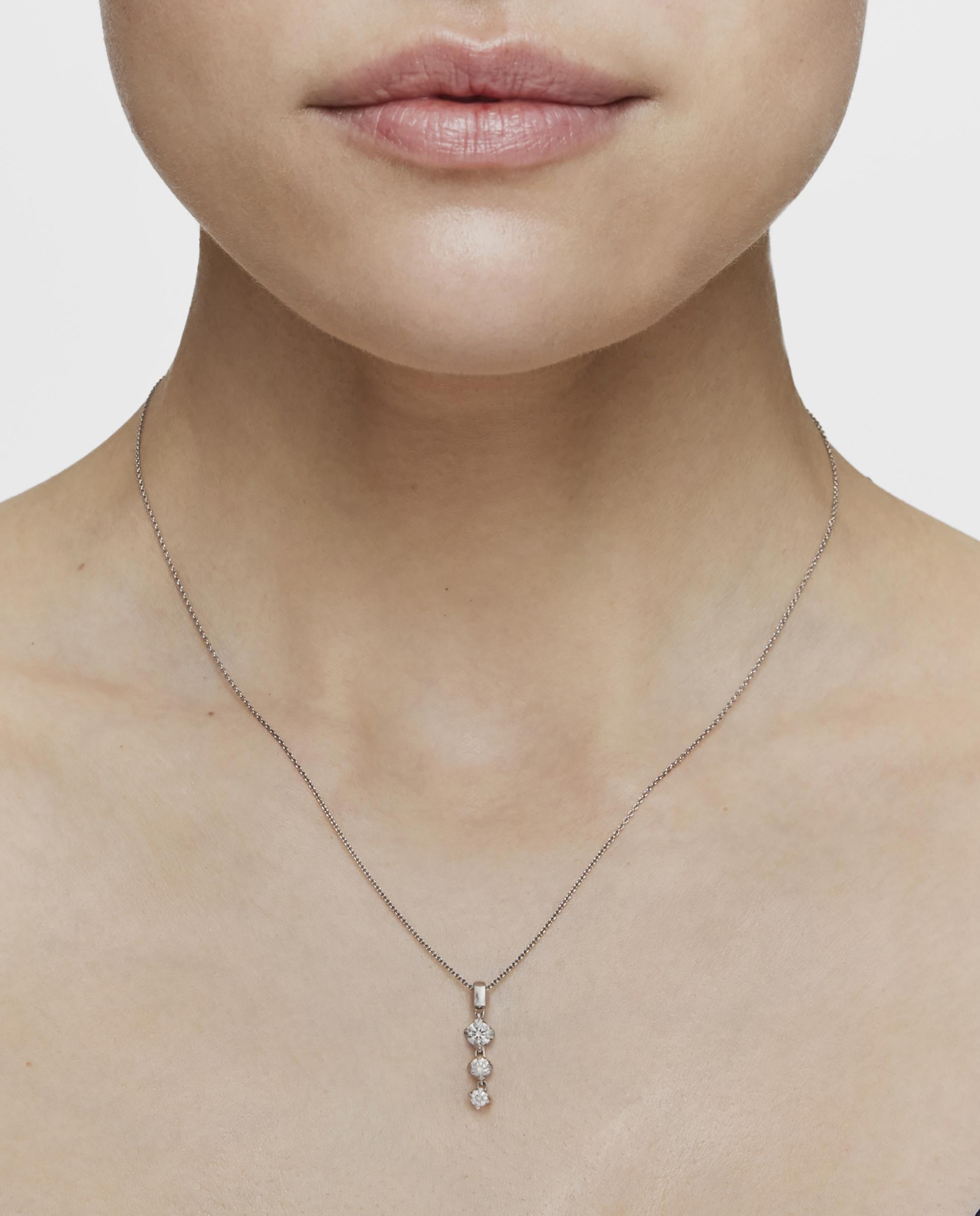 Corrente com Pendentes Les Classiques Lgd de Platina com Diamantes Criados em Laboratório Branco-4