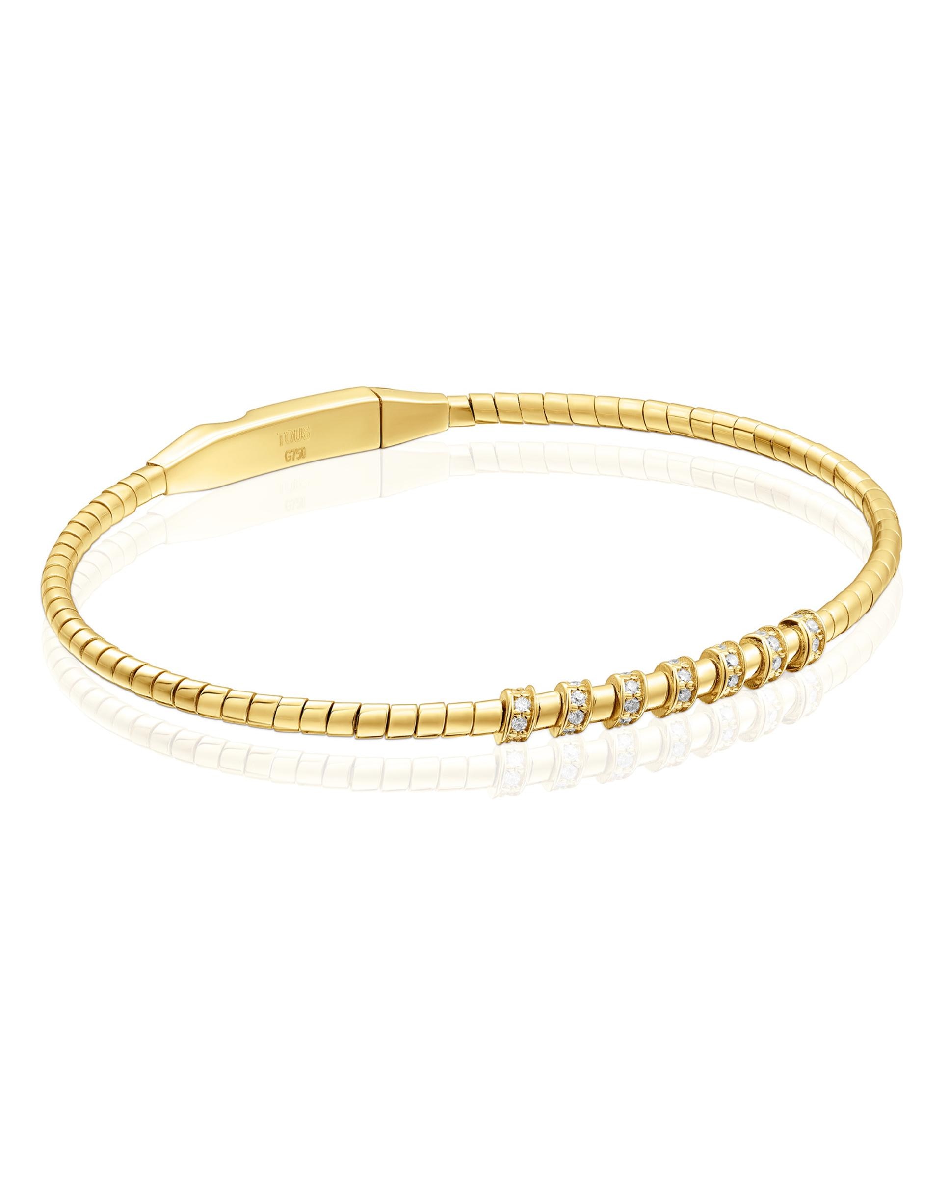 Imagem 0 de Pulseira de Corrente Basics de Ouro e Diamantes