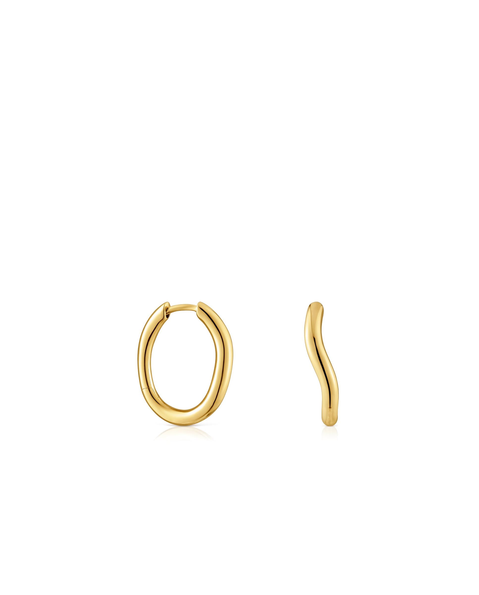 Brincos de Aro New Hav de Ouro Pequenos Dourado-1