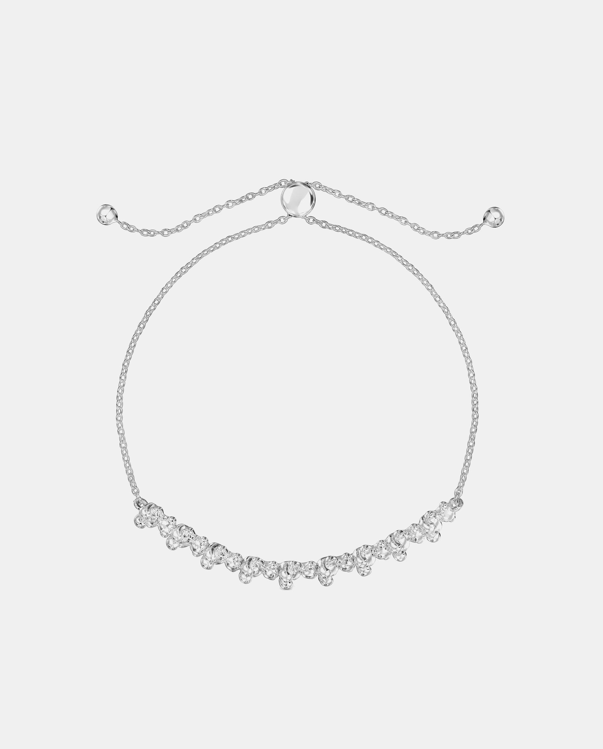Pulseira de Corrente de Prata e Detalhe Bold Bear Prateado-2