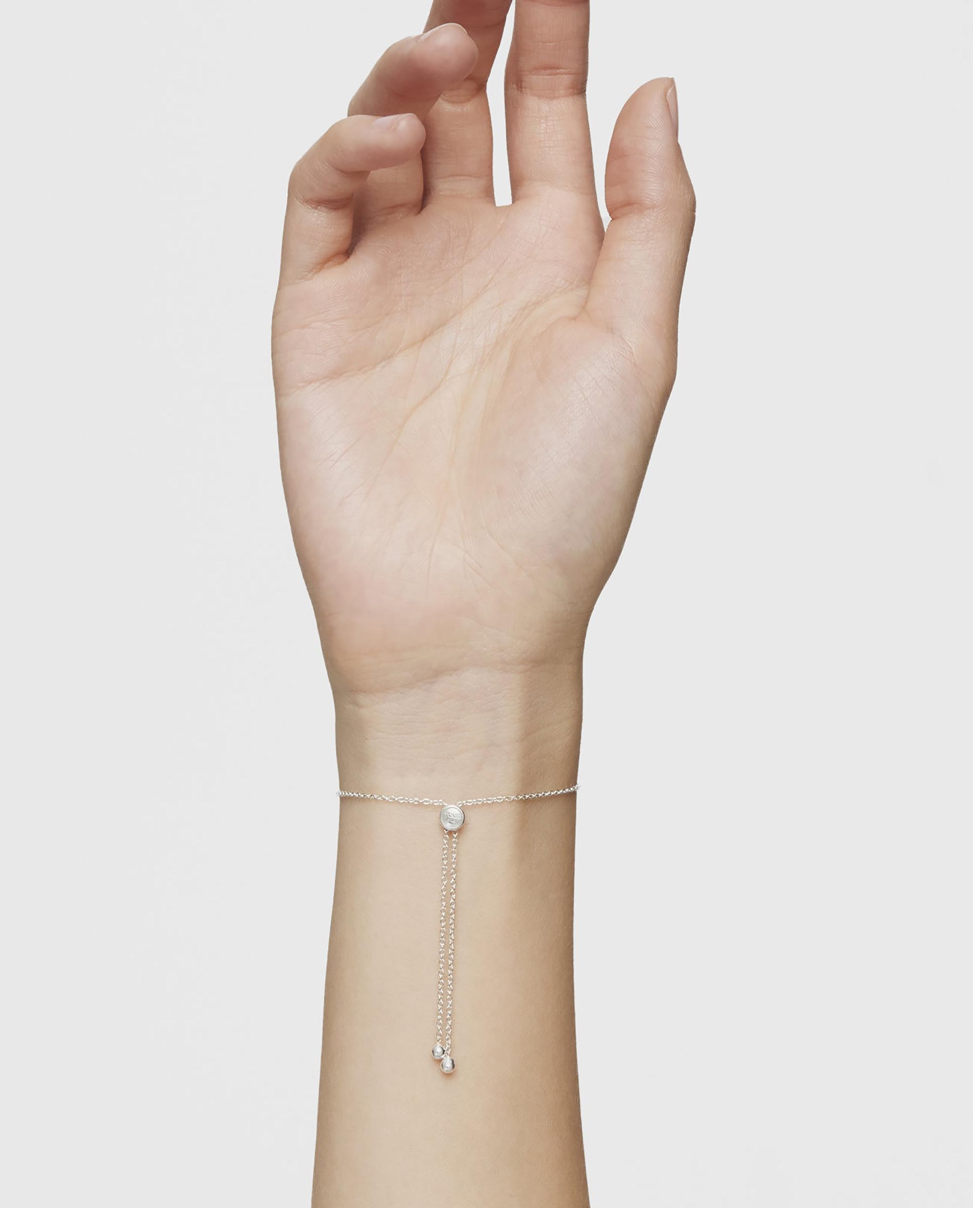 Pulseira de Corrente de Prata e Detalhe Bold Bear Prateado-5