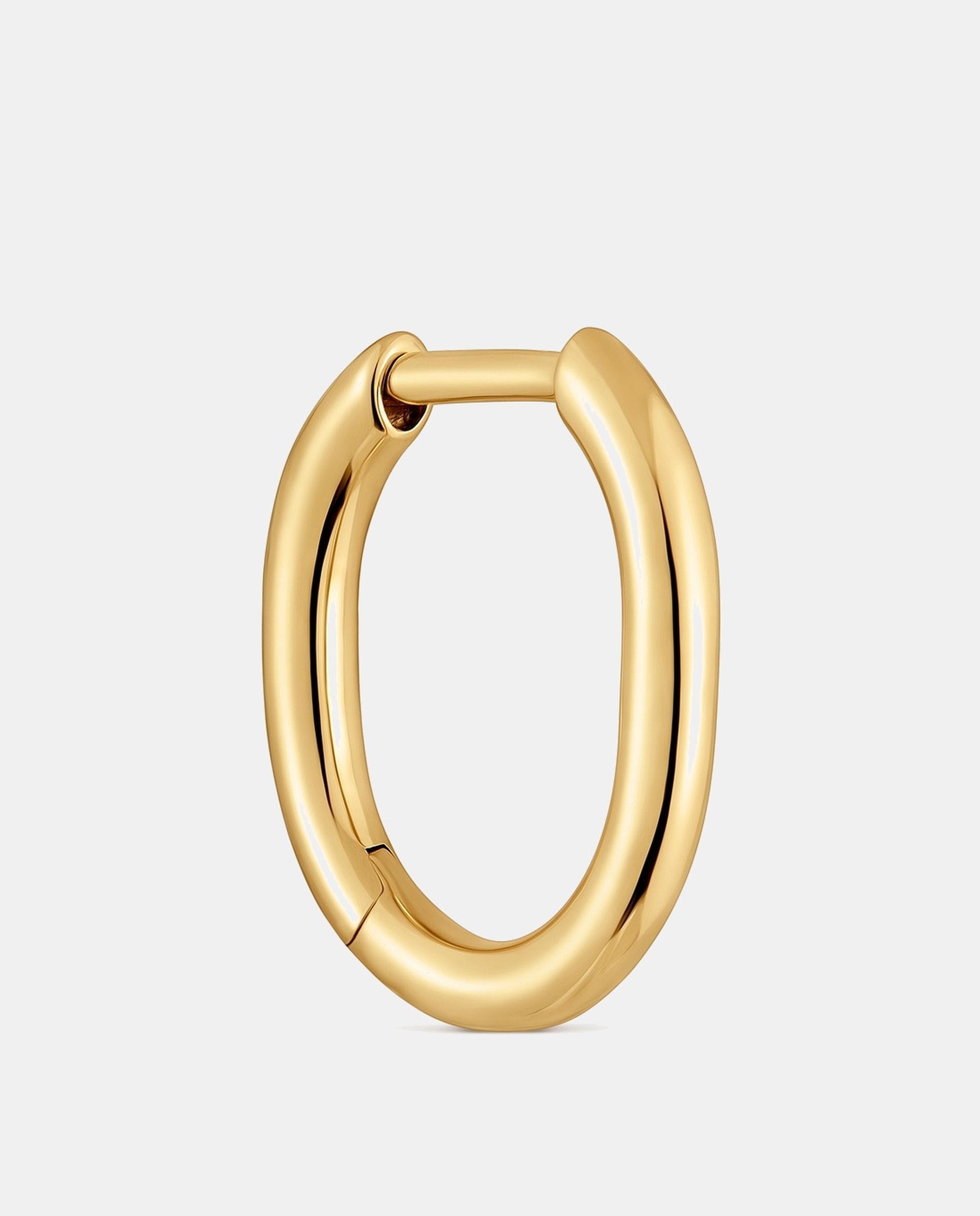 Imagem 0 de Piercing New Silueta Solto de Aro Banhado a Ouro 18 Kt Sobre Prata