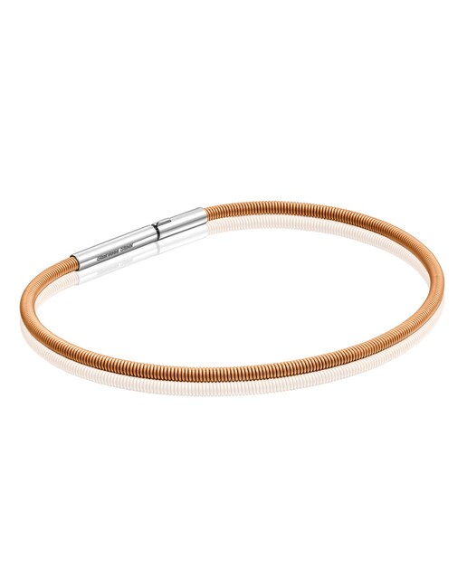 Imagem 0 de Pulseira Mesh Tube de Aço Ip em Laranja