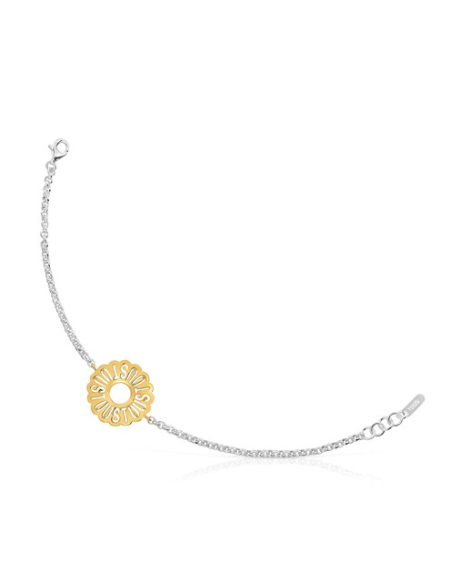 Imagem 0 de Pulseira Miranda com Corrente Bicolor