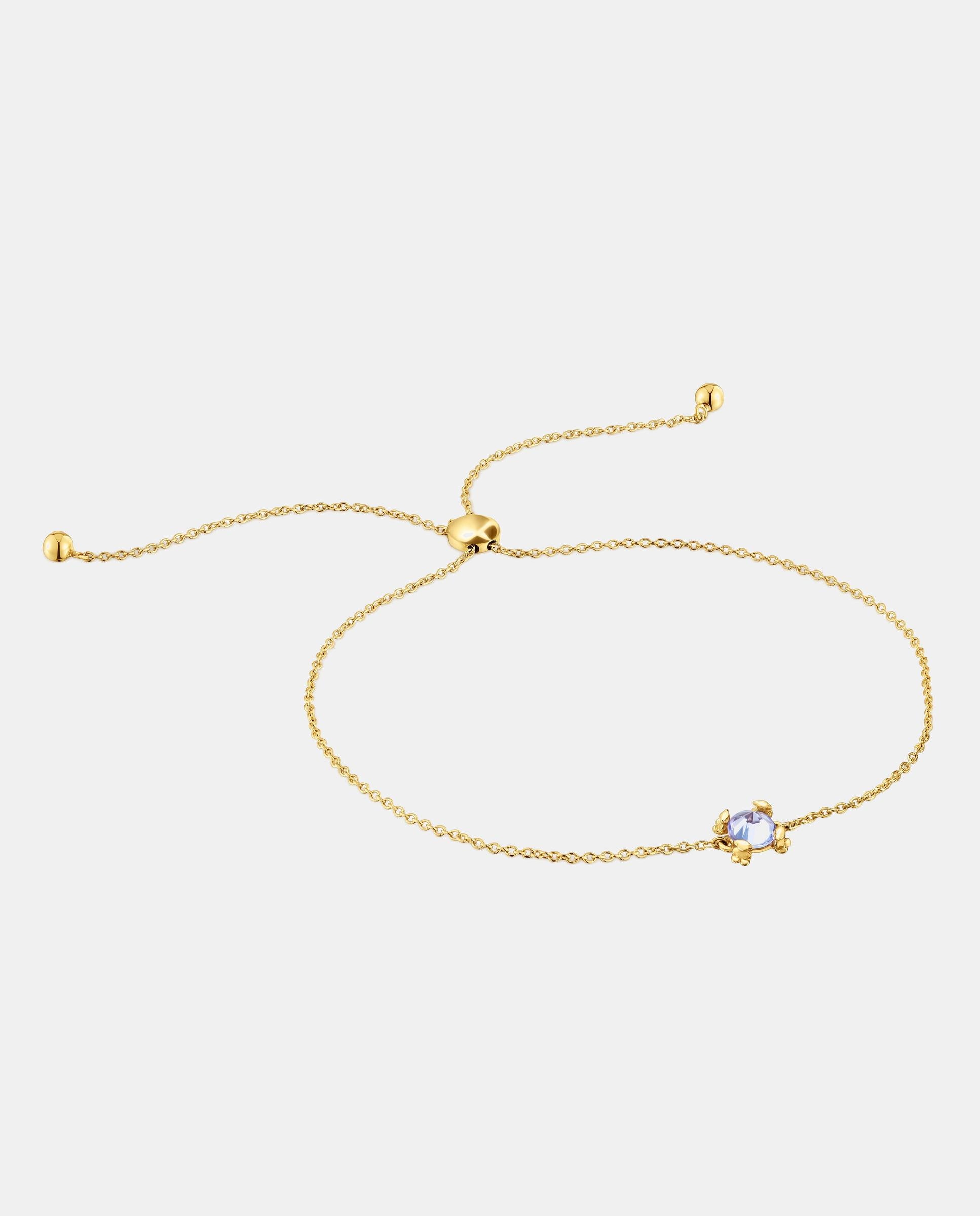 Pulseira Color Pills de Ouro e Tanzanita Transparente-1