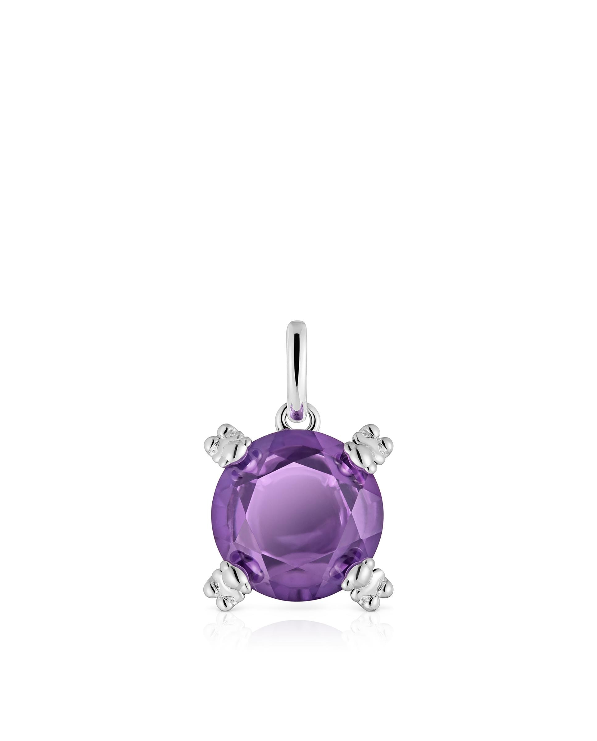 Imagem 0 de Pendente Color Pills de Prata e Ametista