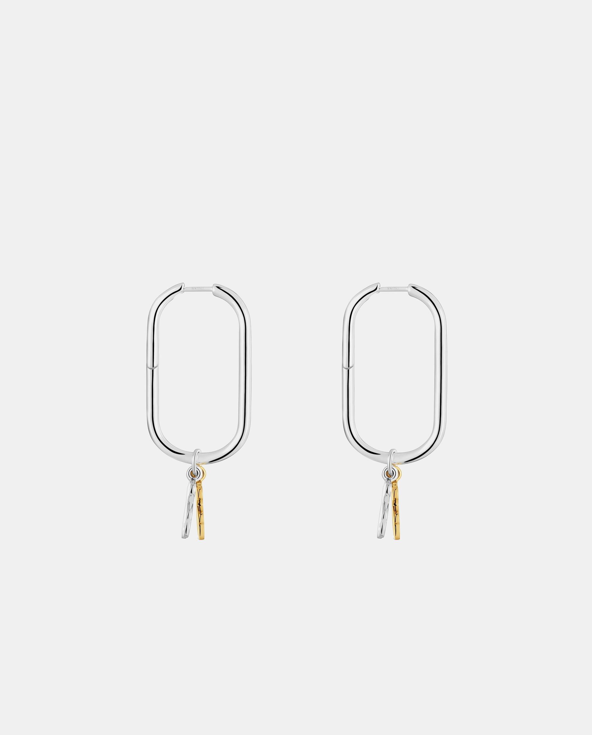 Brincos de Argola Tous Sweet Dolls com Banho de Ouro 18 Kt Sobre Prata Bicolor-2