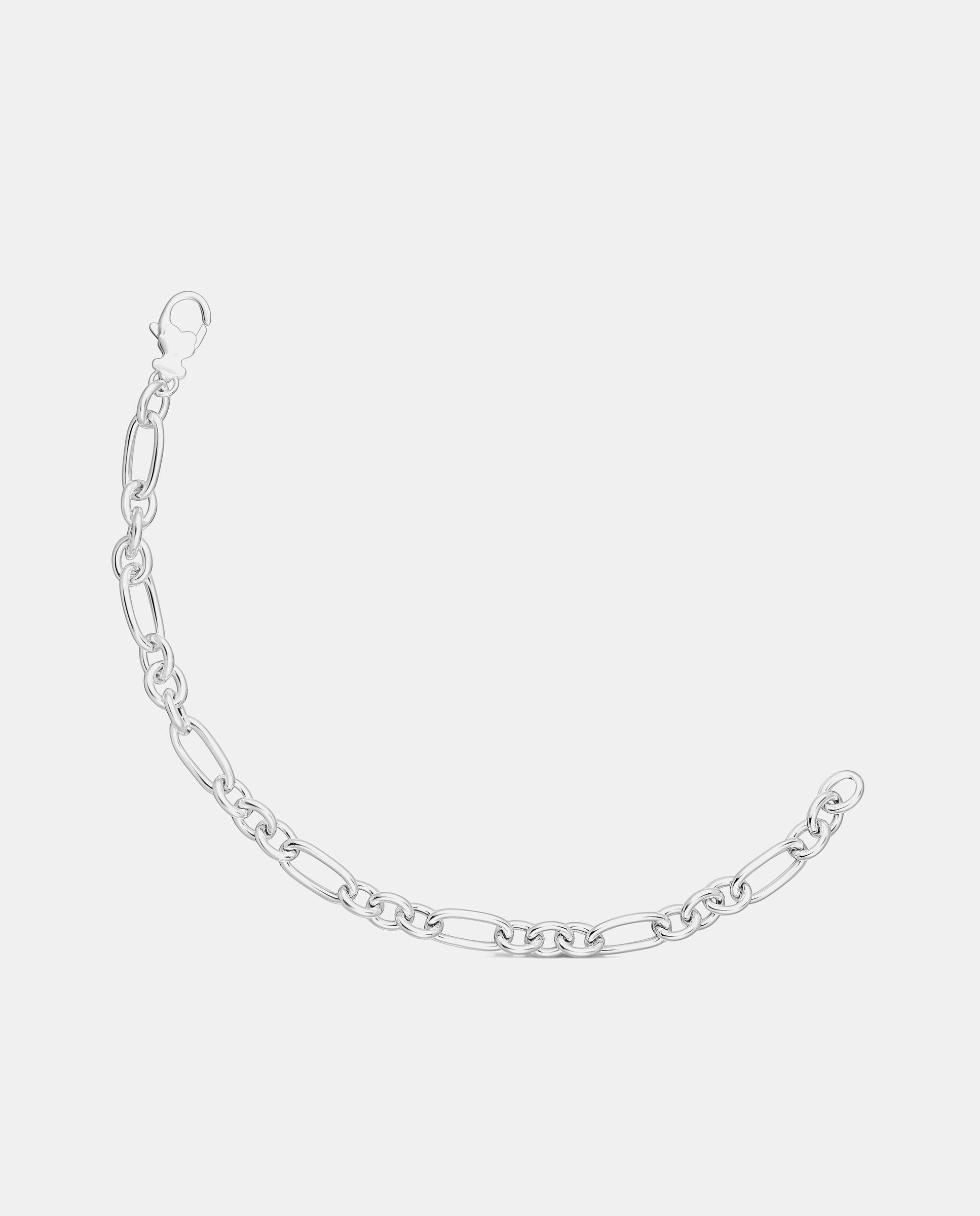 Pulseira de Corrente Tous Basic de Prata com Argolas Prateado-1