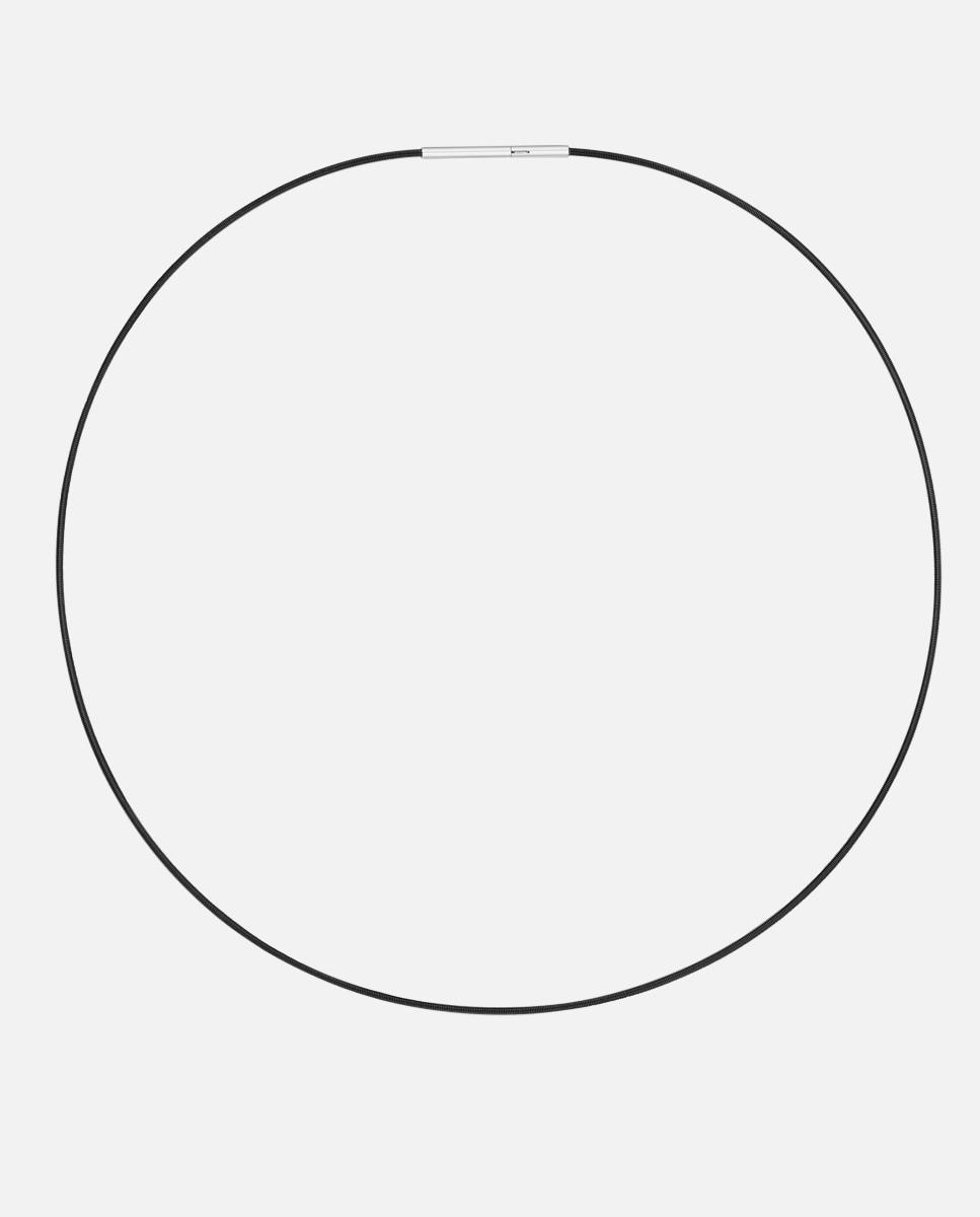 Colar Atelier de Platino em Preto Preto / Prata-1