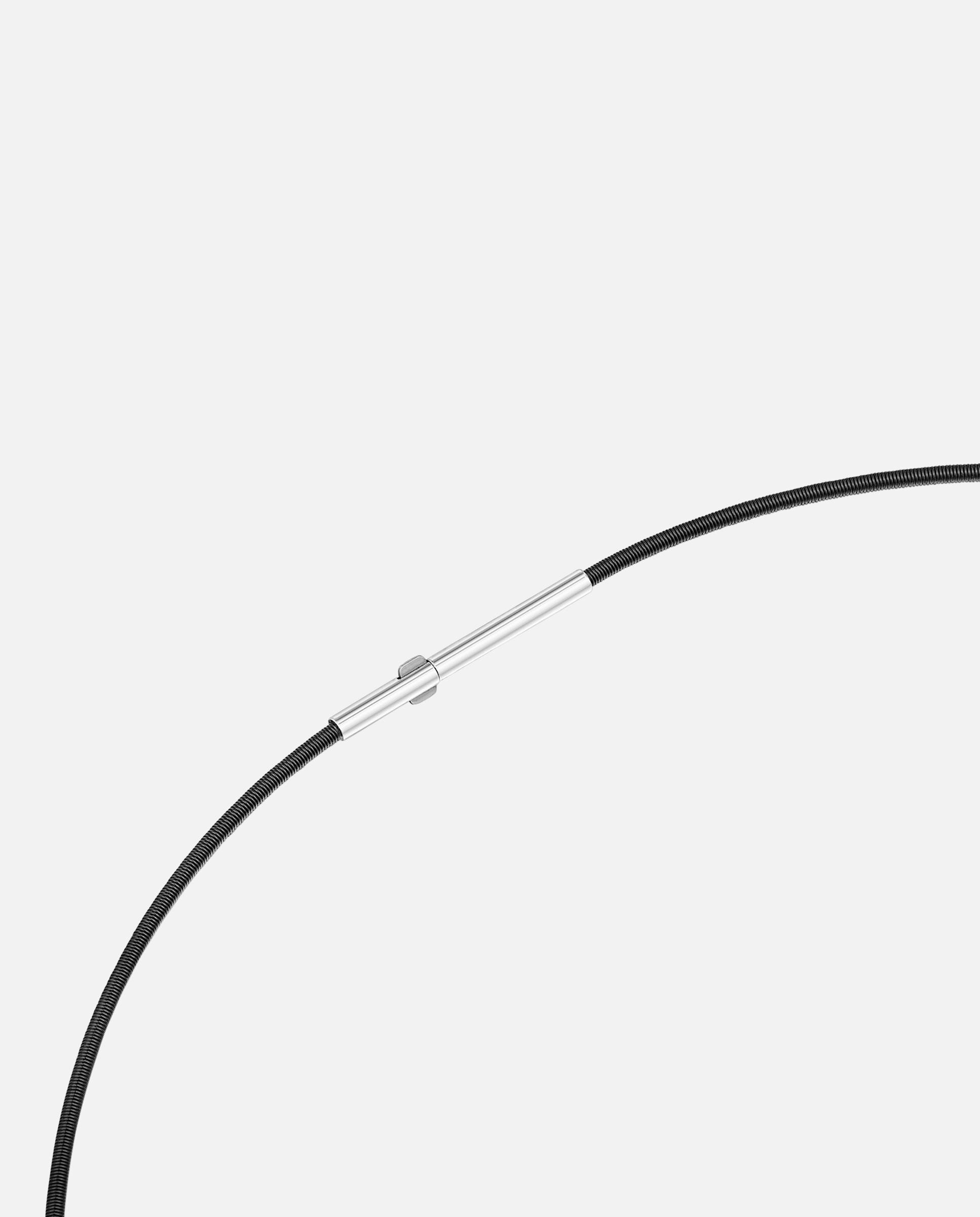 Colar Atelier de Platino em Preto Preto / Prata-3
