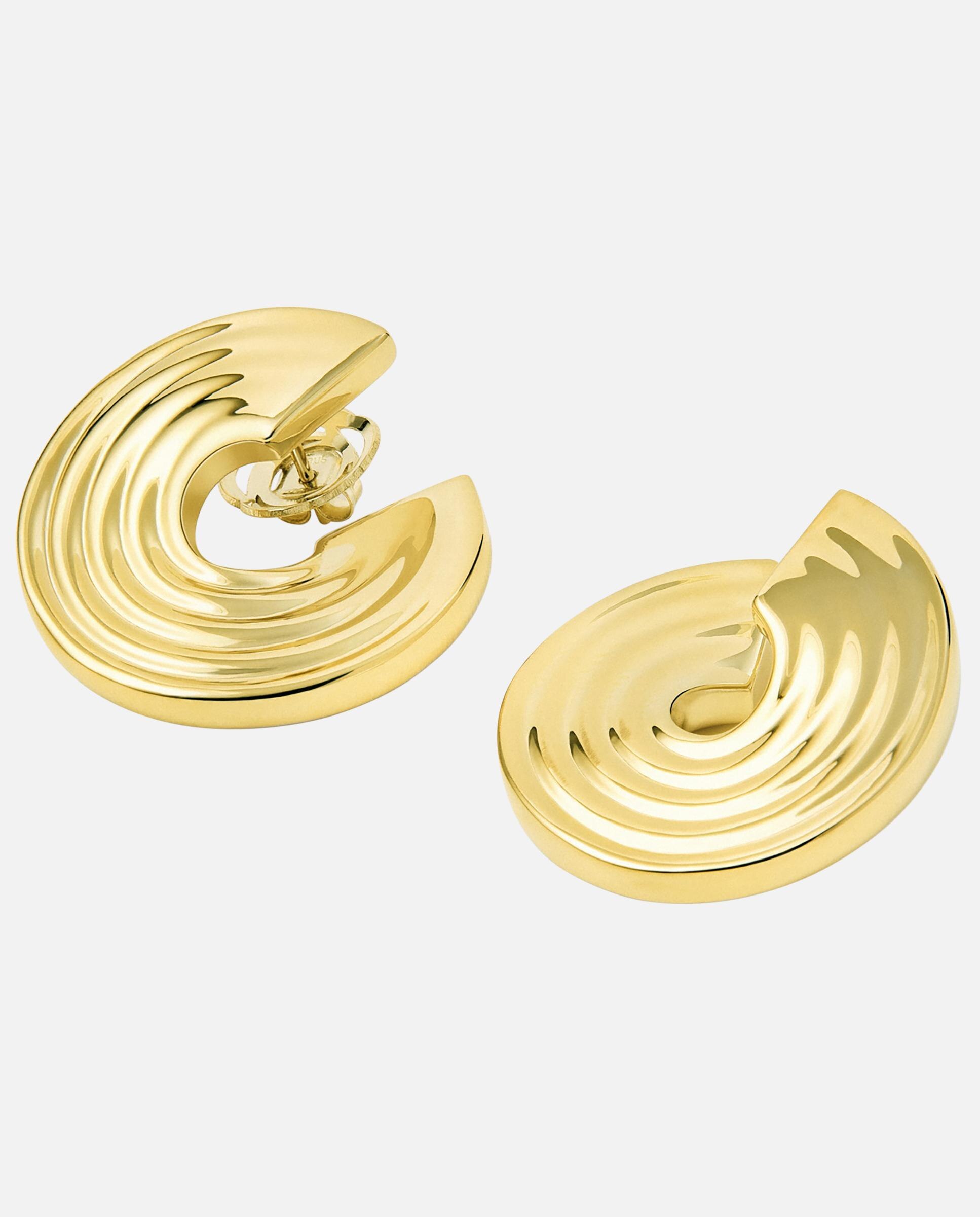 Brincos Grandes Atelier de Ouro Dourado-3