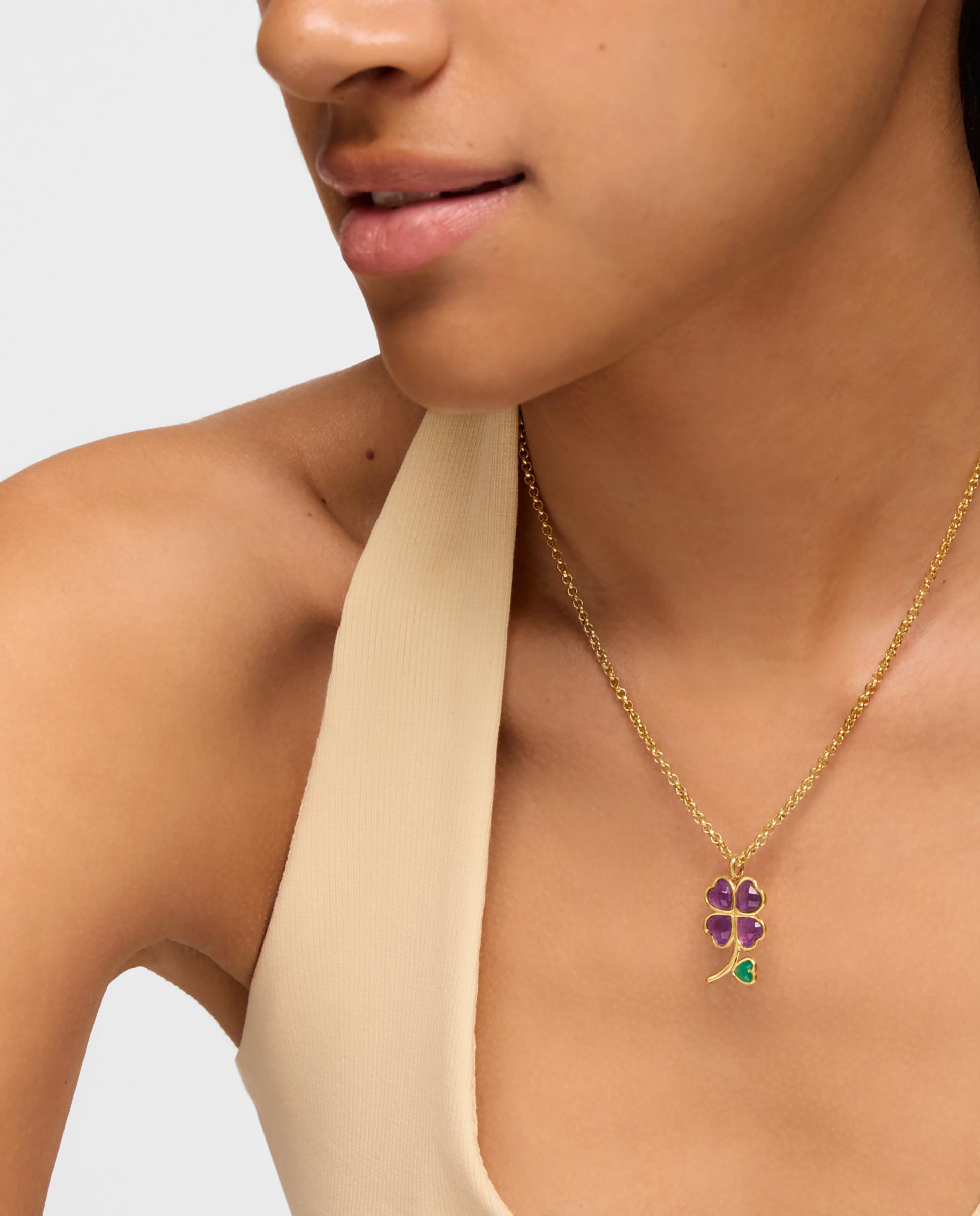 Pendente Daisy Banhado em Ouro de 18 Kt Sobre Prata com Gemas Multicolor-6