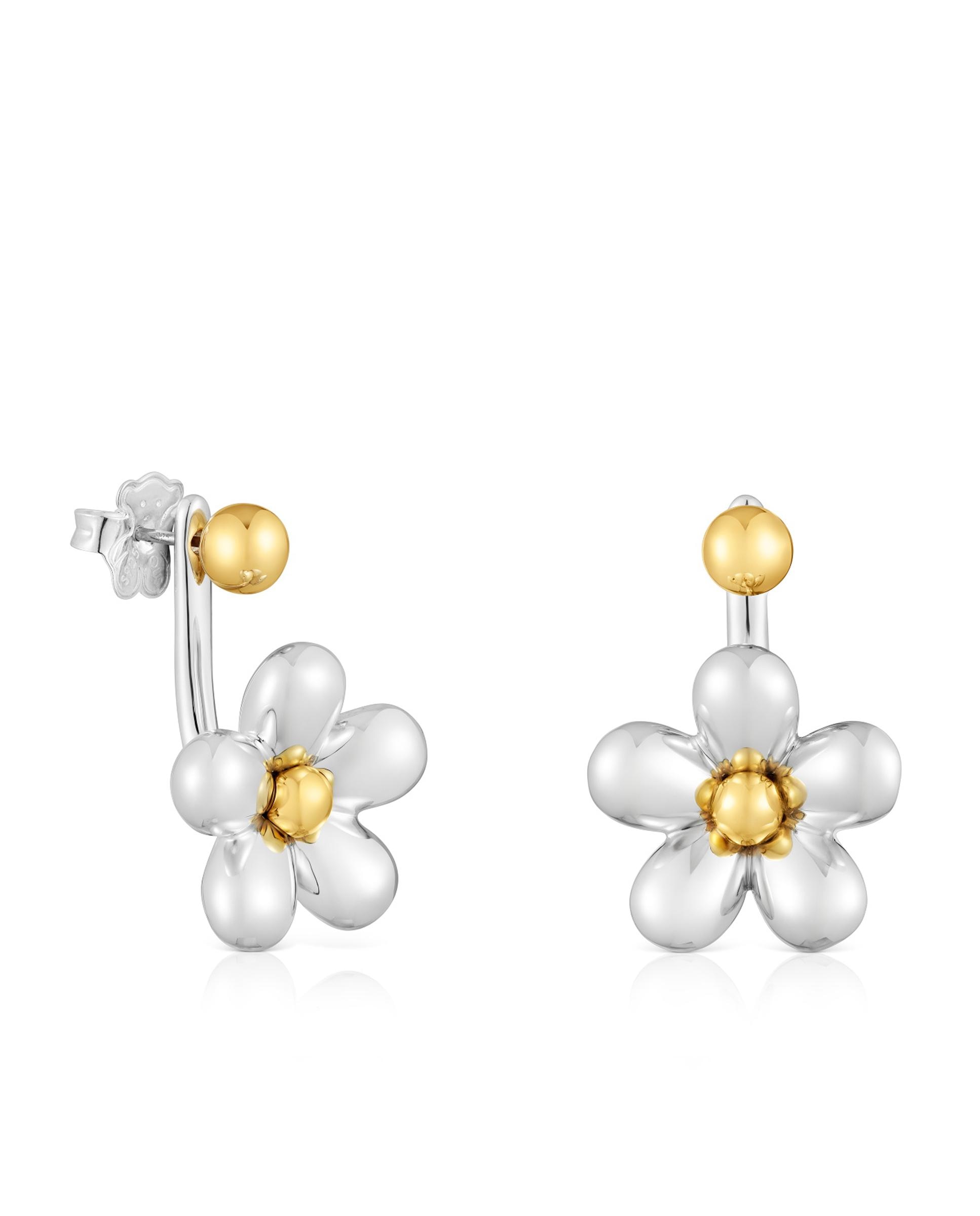 Imagem 0 de Brincos de Gota Daisy Flor Bicolor