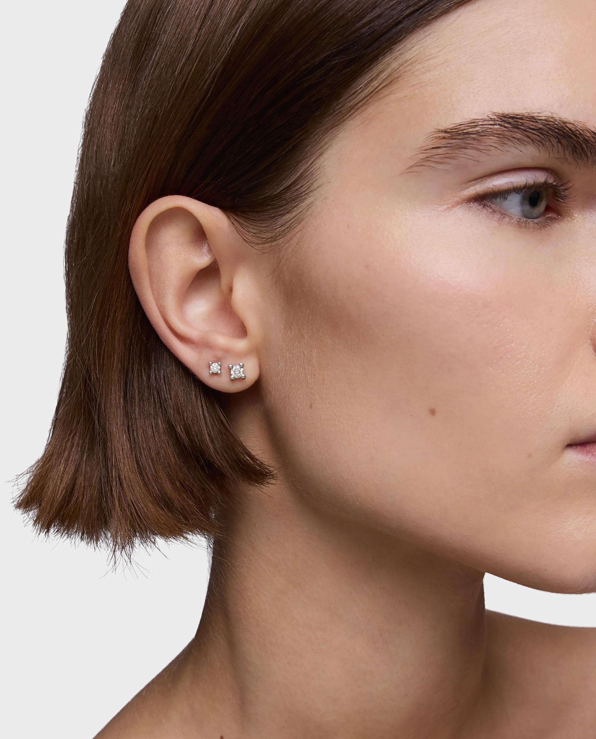 Brincos Shine Lgd de Platina com Diamantes Criados em Laboratório 0,36 Ct Branco-5