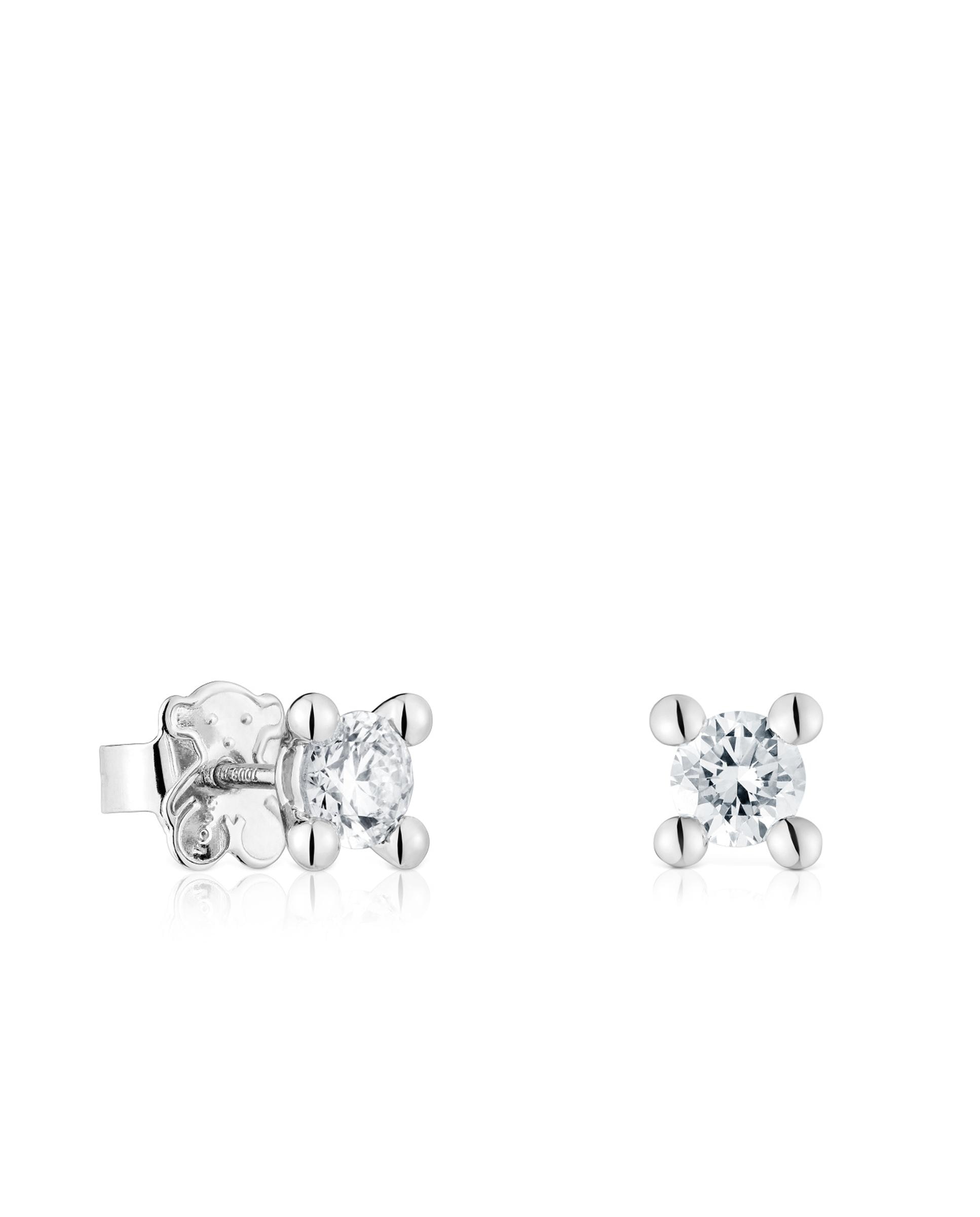 Brincos Shine Lgd de Platino com Diamantes Criados em Laboratório 0,74 Ct Prata-1