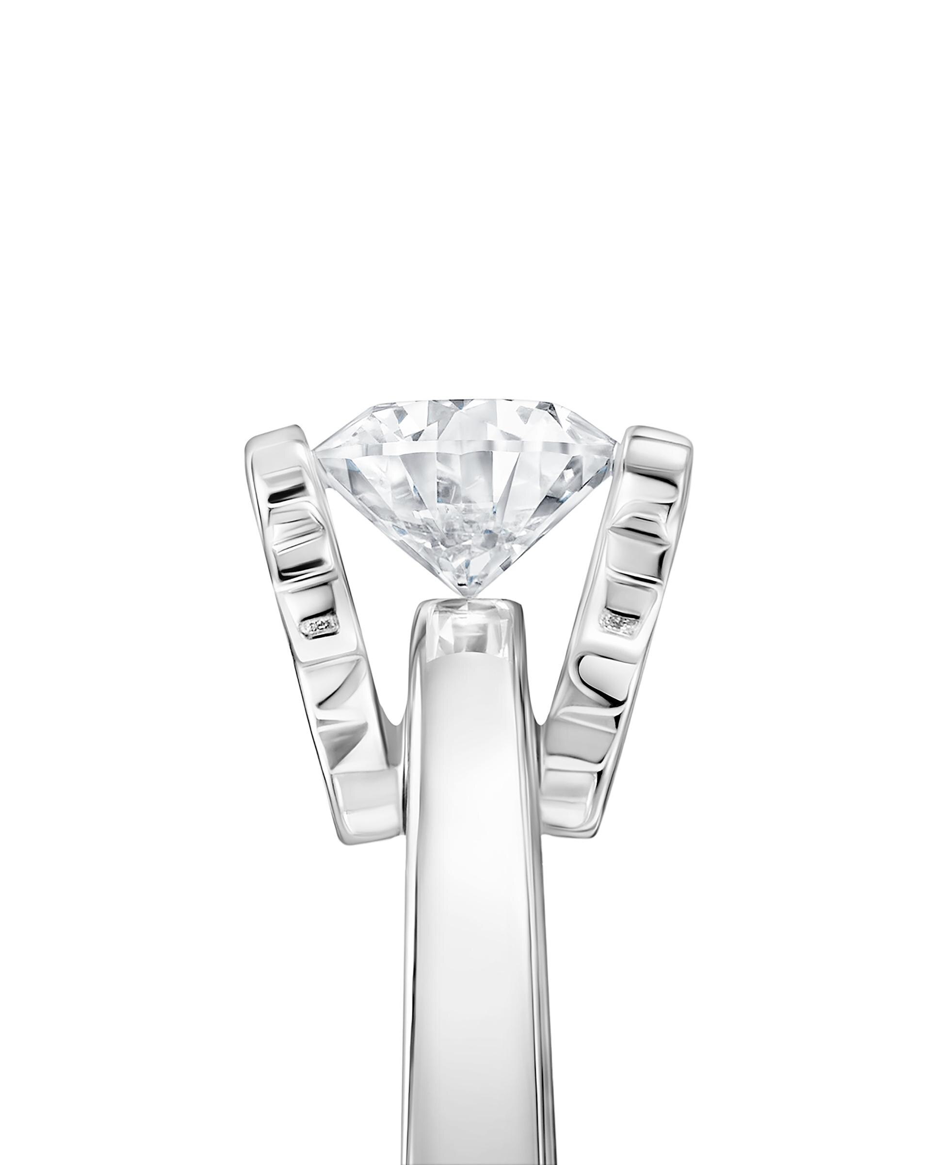 Anel Solitário Sweet Diamonds Lgd de Platina com Diamante Criado em Laboratório 0,25 Ct Branco-4