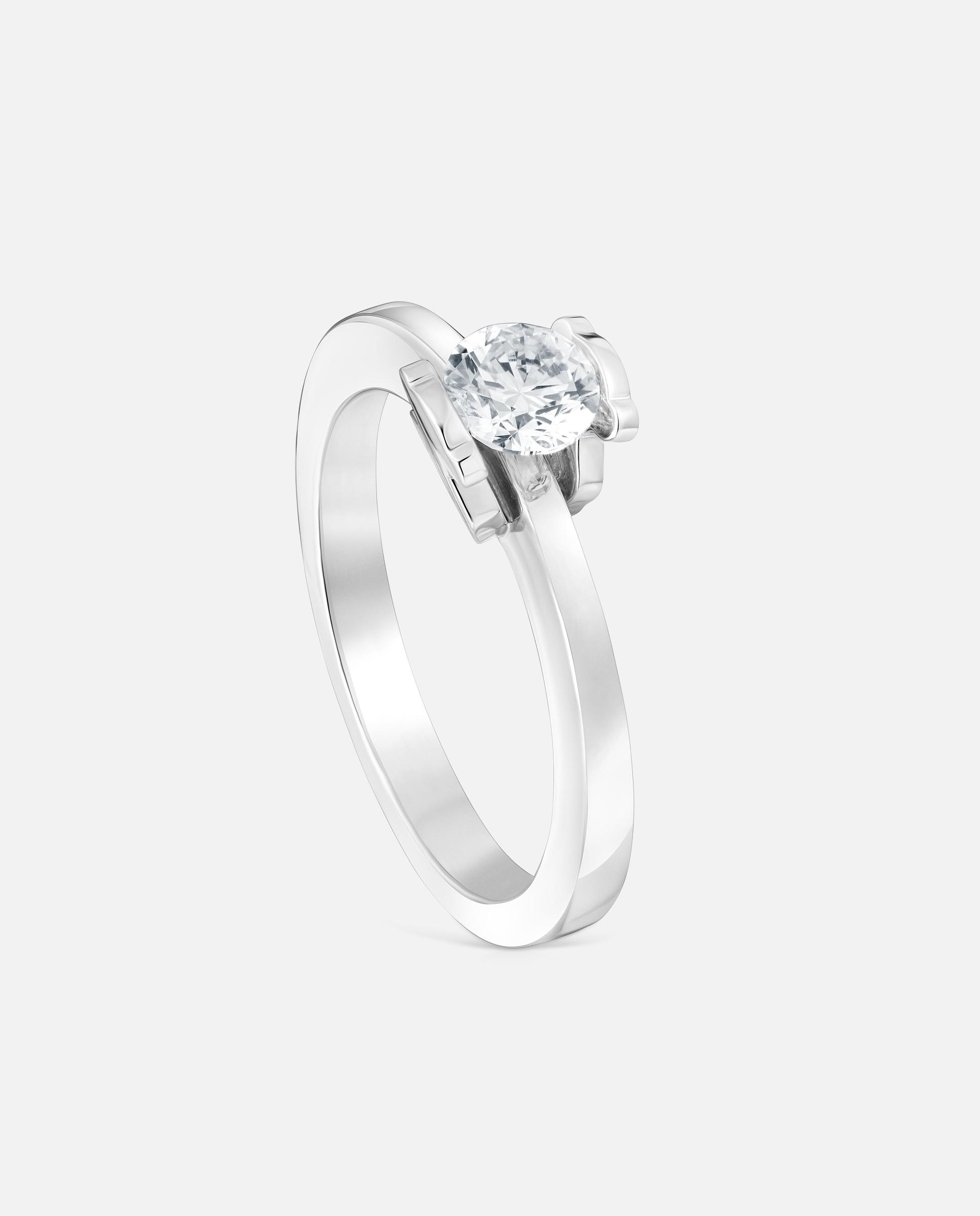 Imagem 0 de Anel Solitário de Platina com Diamante Criado em Laboratório 0,50 Ct Sweet Diamonds Lgd