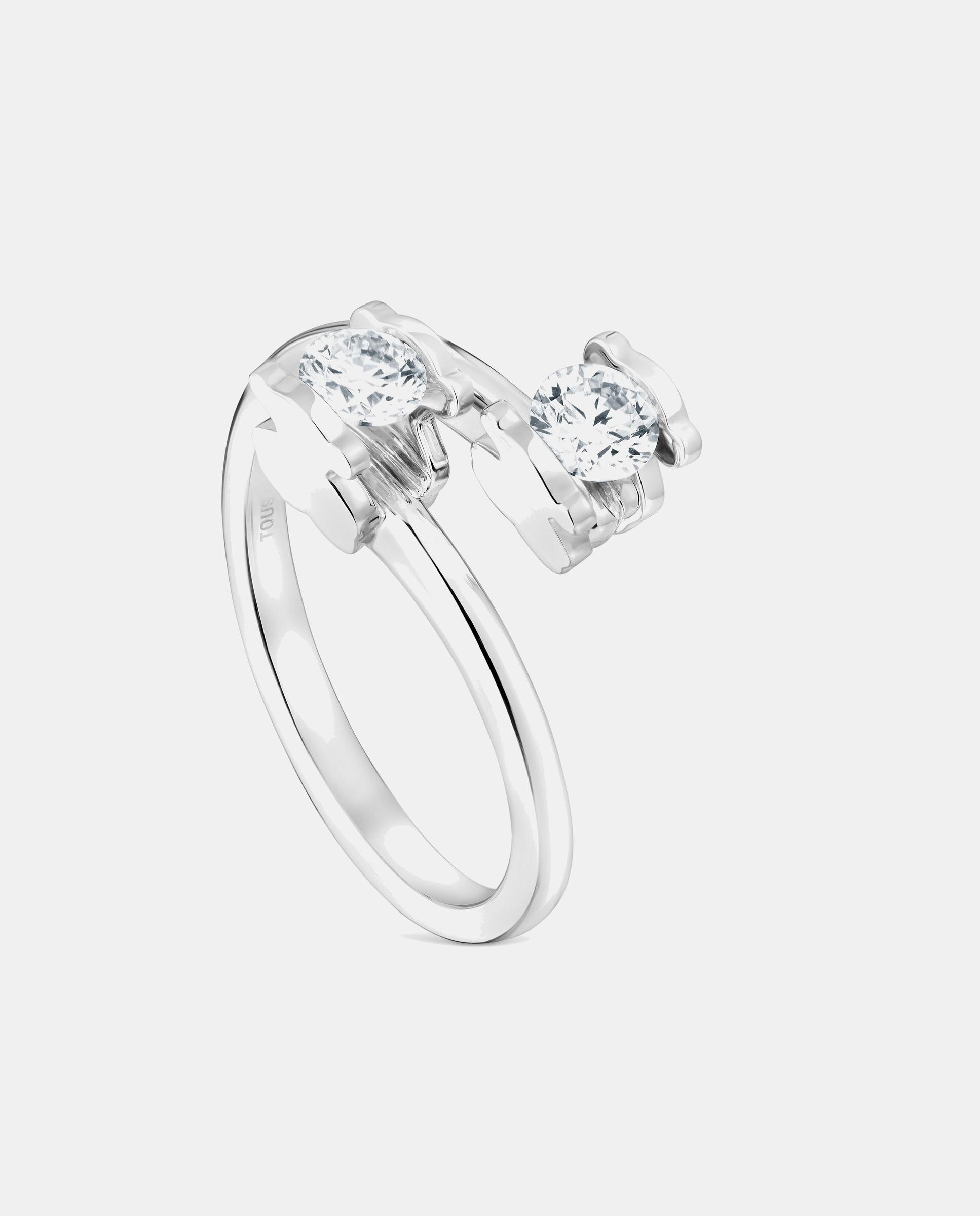 Anel Solitário Sweet Diamonds Lgd de Platina com Diamantes Criados em Laboratório 0,50 Ct Branco-1