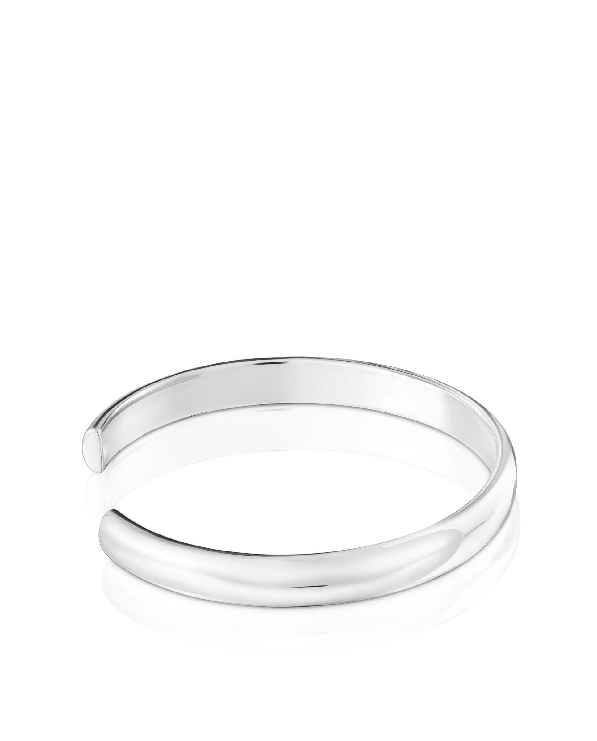 Pulseira Tous Man Escrava de Prata Envelhecida Prateado-2