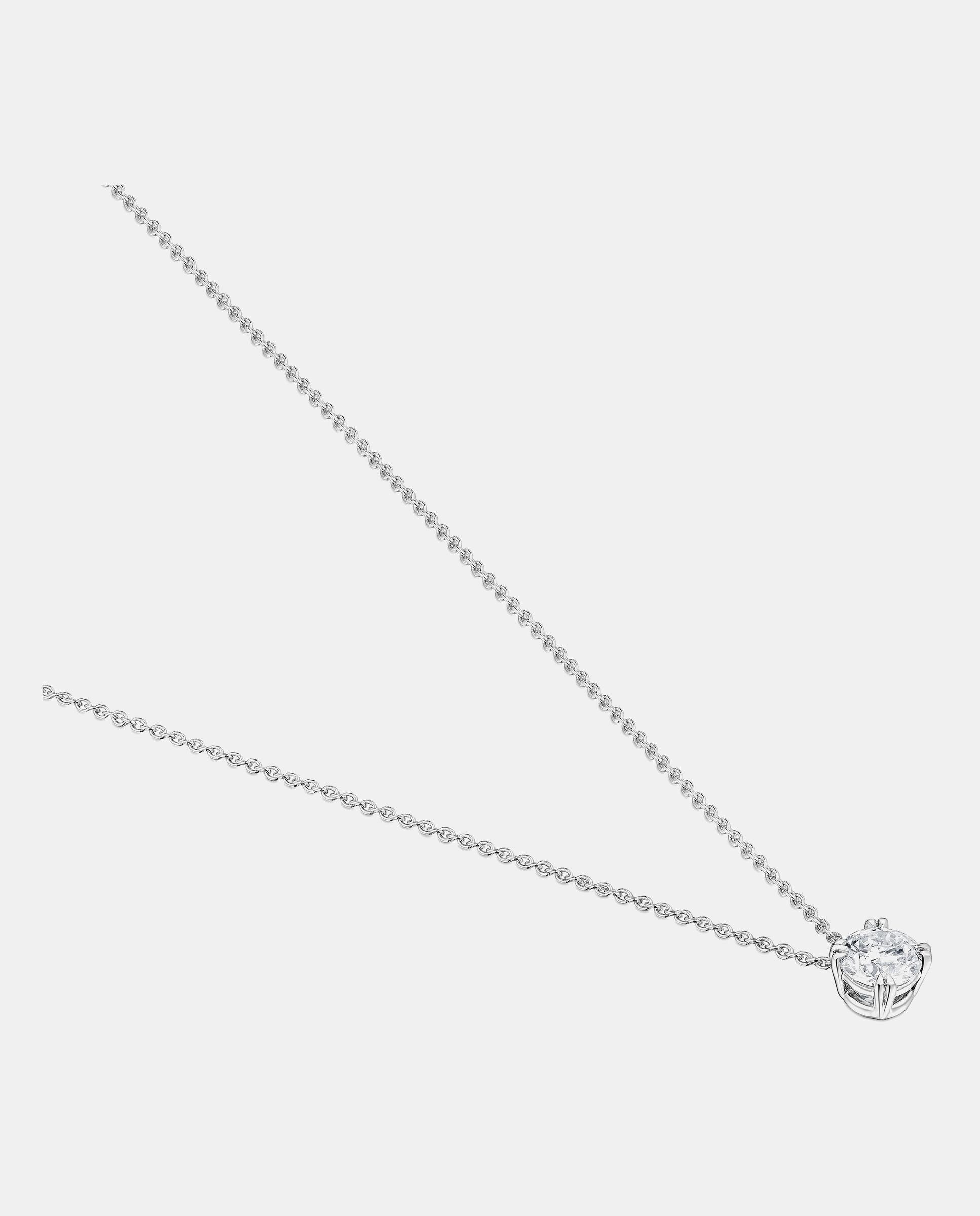 Colar de Platina com Diamante Lapidação Brilhante Criado em Laboratório 0,50 Ct Tous Essentials Lgd Branco-2