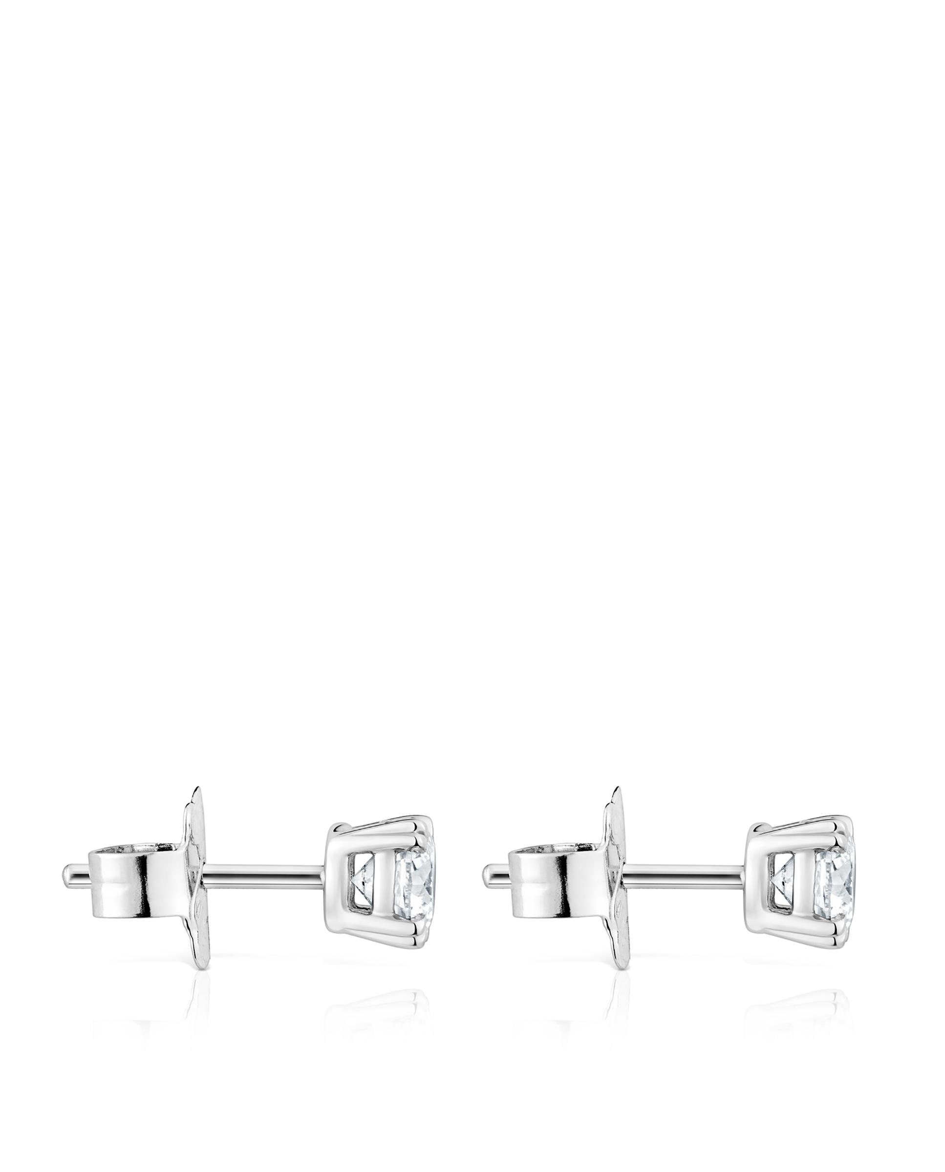 Brincos Essentials Lgd de Platina com Diamantes Criados em Laboratório 1,00 Ct Branco-2