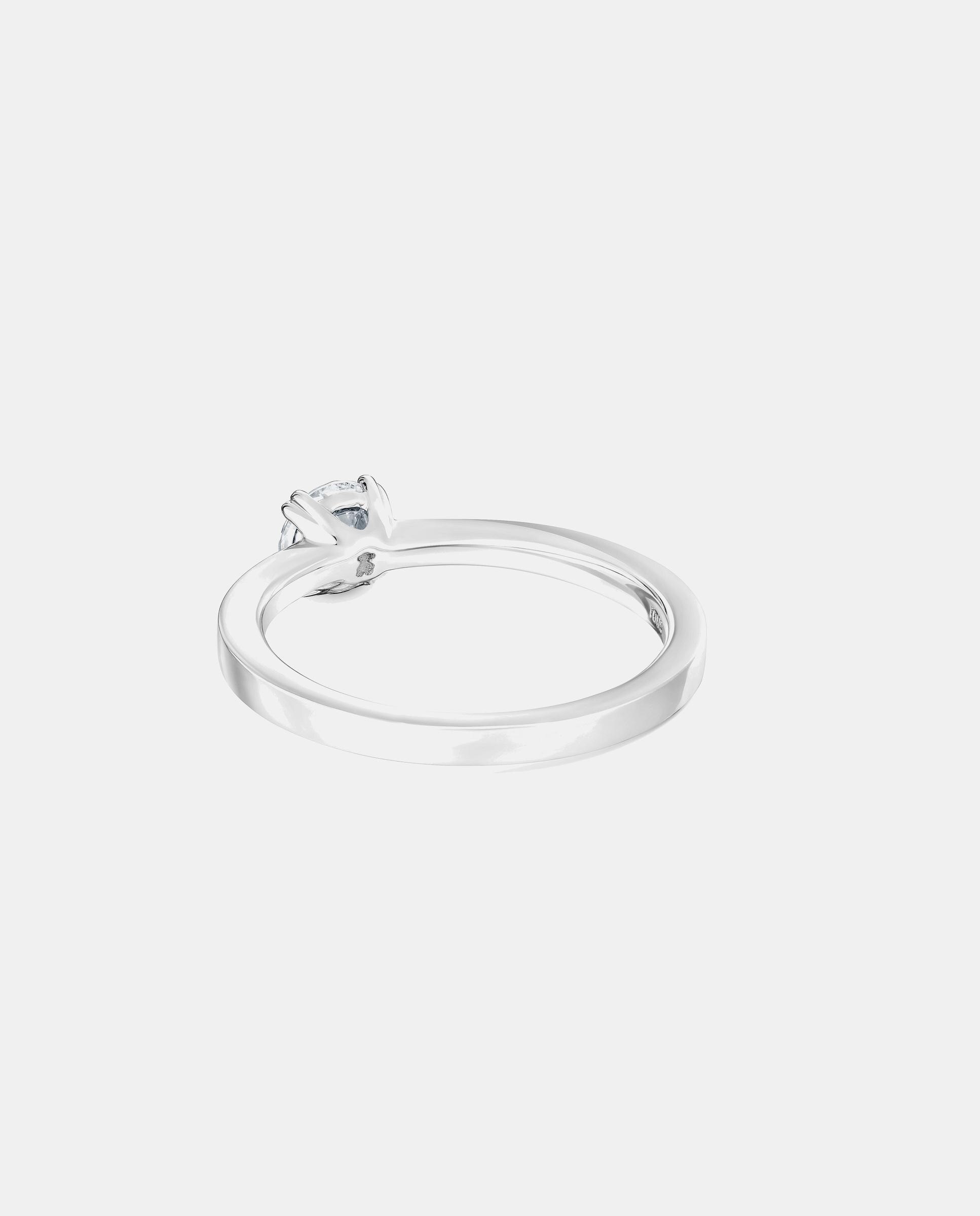 Anel Solitário Essentials Lgd de Platina com Diamante Criado em Laboratório de 0,50 Ct Branco-3