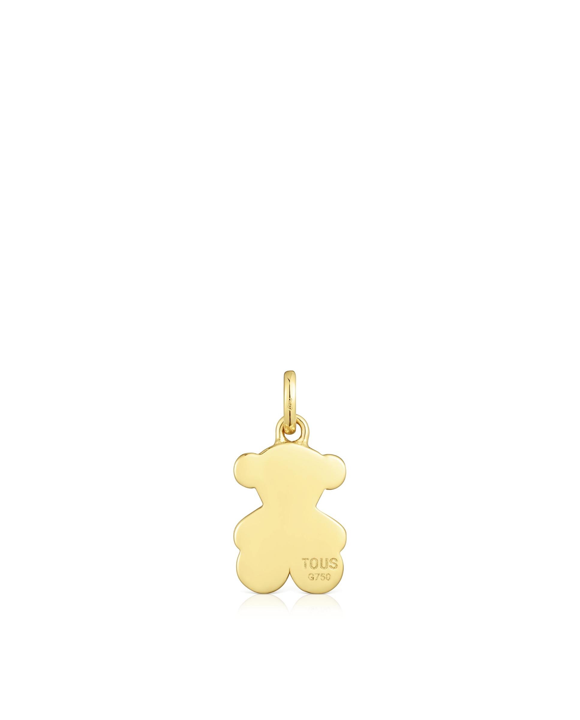 Pendente Sweet Dolls Médio Urso de Ouro 12 Mm Dourado-4