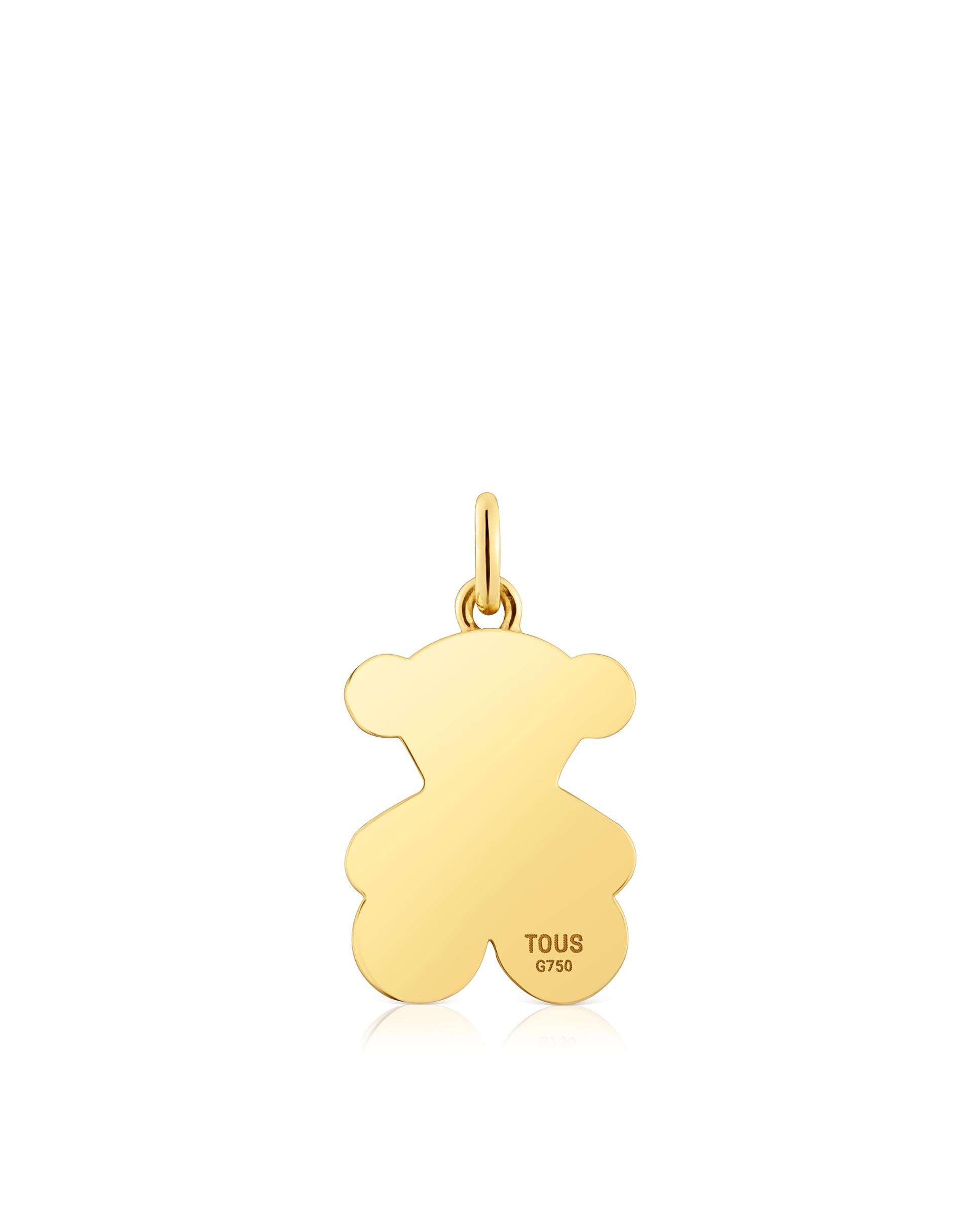 Pendente Sweet Dolls Médio Urso de Ouro 18 Mm Dourado-4