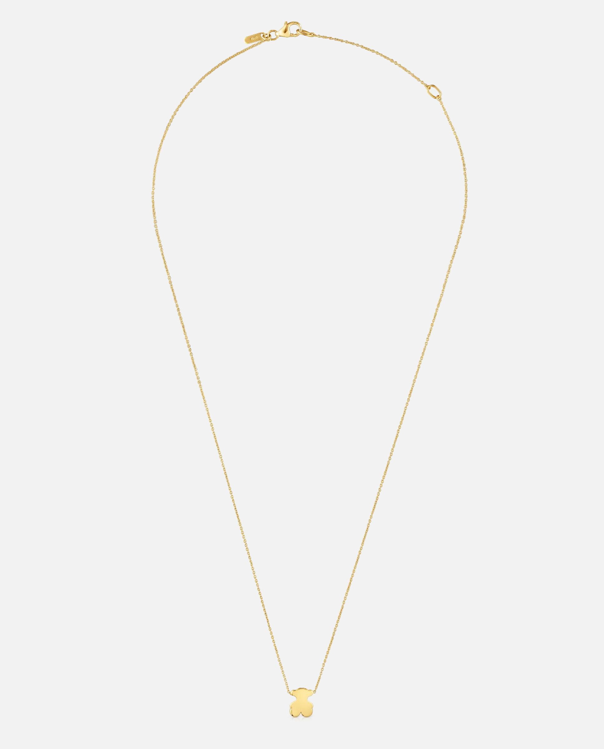 Colar Sweet Dolls Curto de Ouro com Motivo Urso 8 Mm Dourado-1