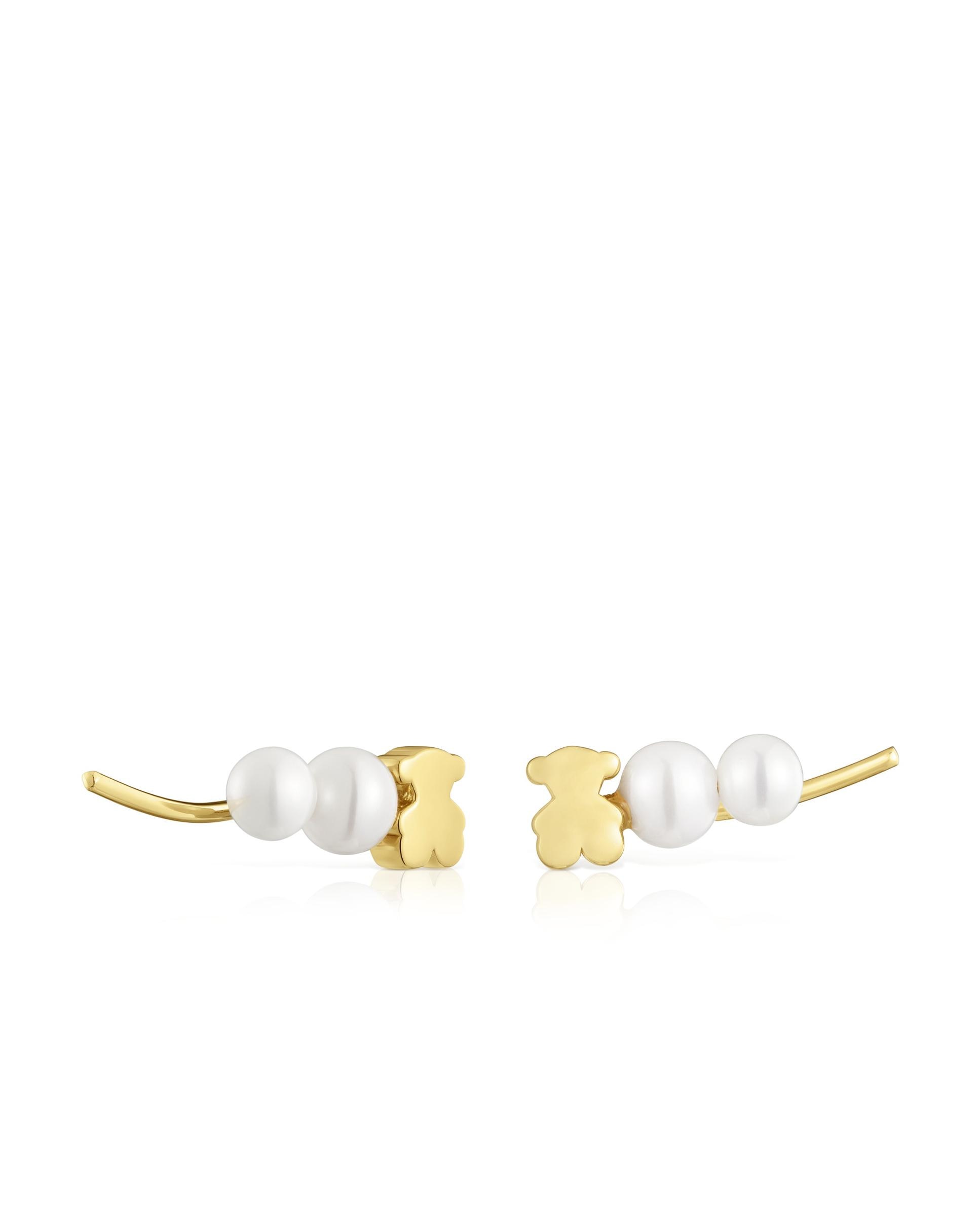 Imagem 0 de Pendente Trepador Sweet Dolls Urso de Ouro e Pérolas
