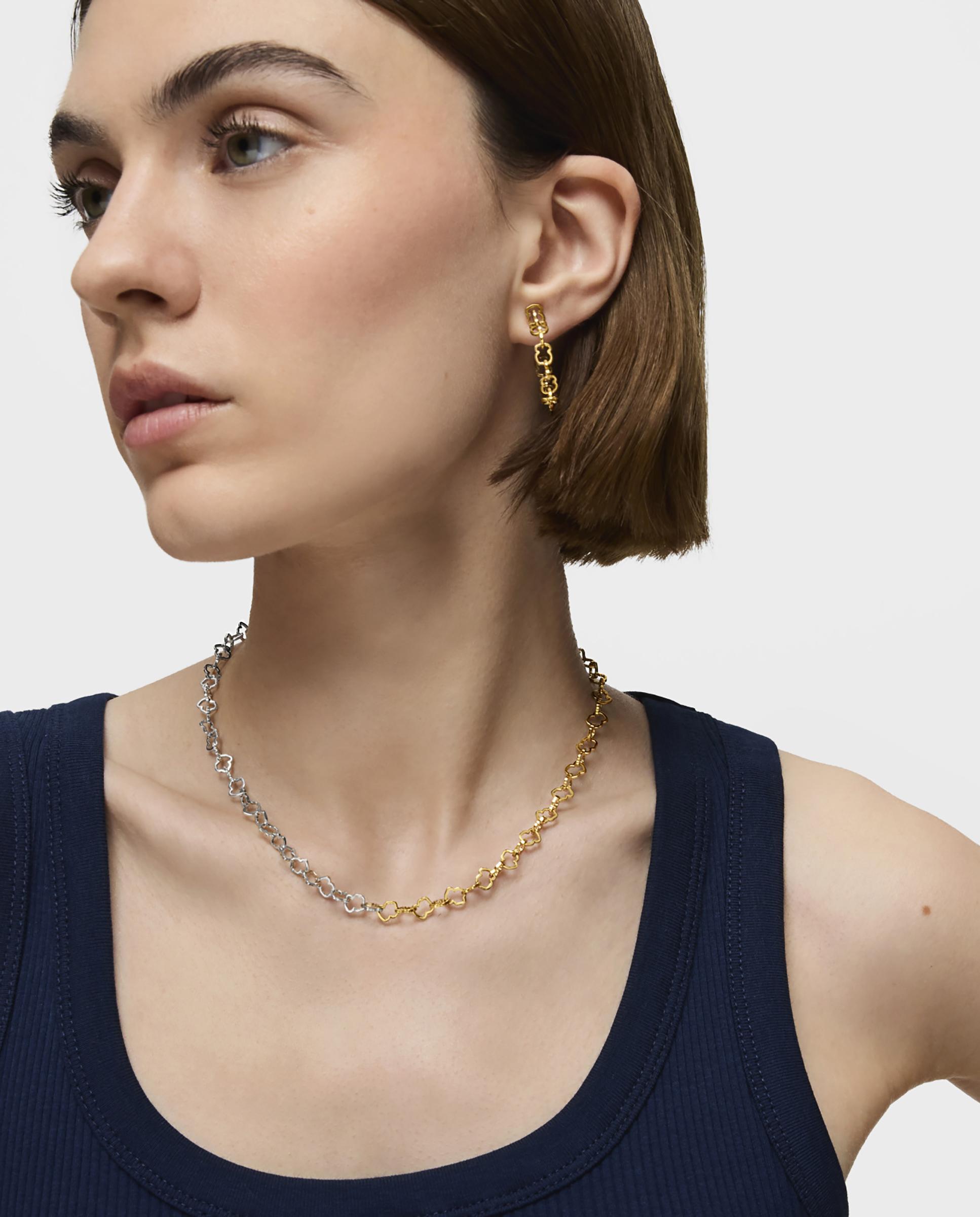 Colar Carrusel Bicolor com Urso Multicolor-4