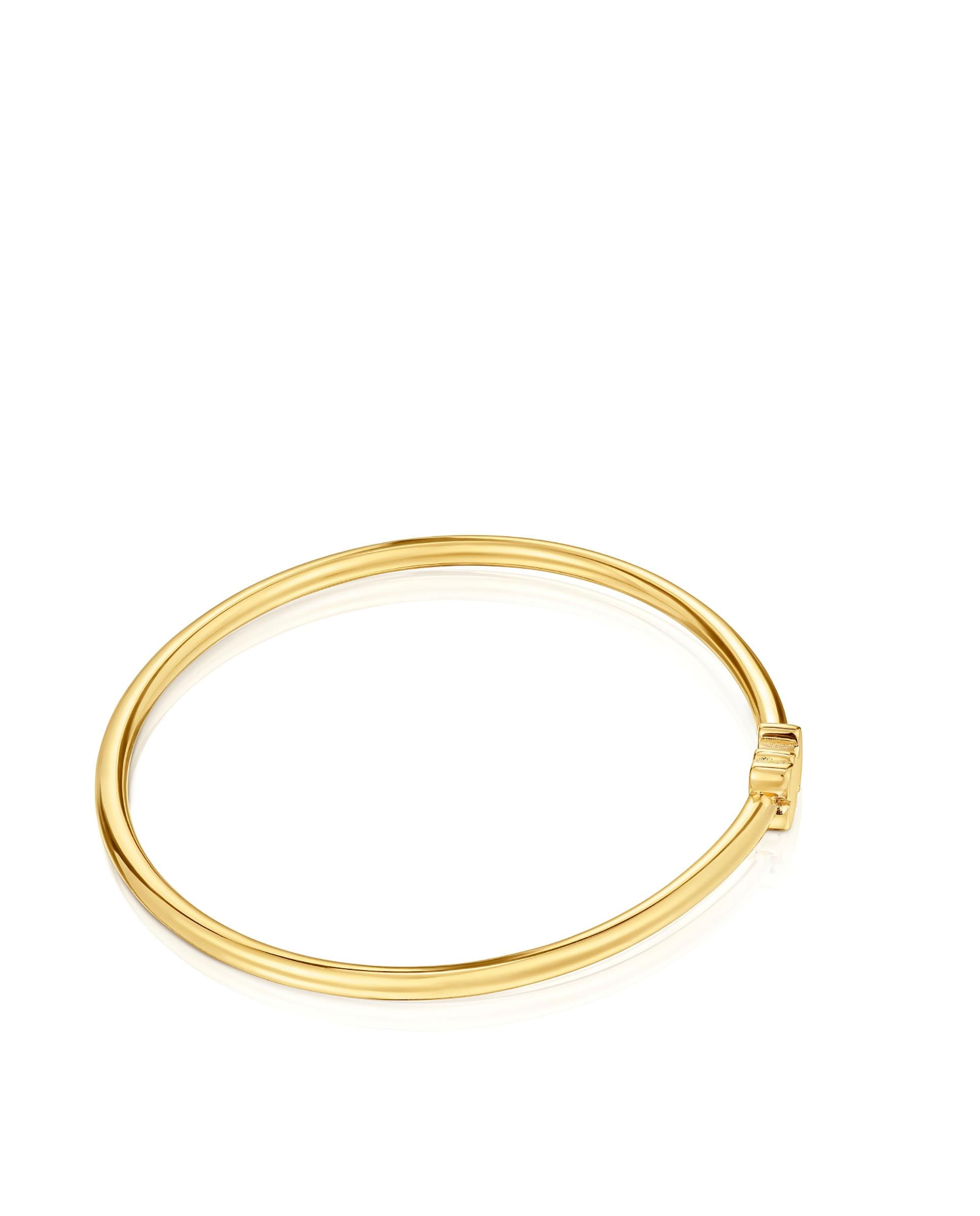 Bracelete Sweet Dolls Banhado em Ouro 18 Kt Sobre Prata Dourado-2