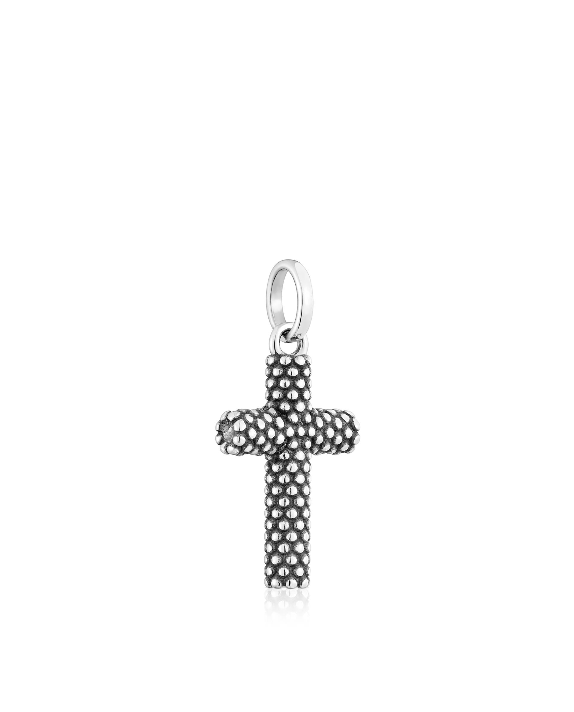Pendentes Tous Man Cruz de Prata 22 Mm Prateado-2