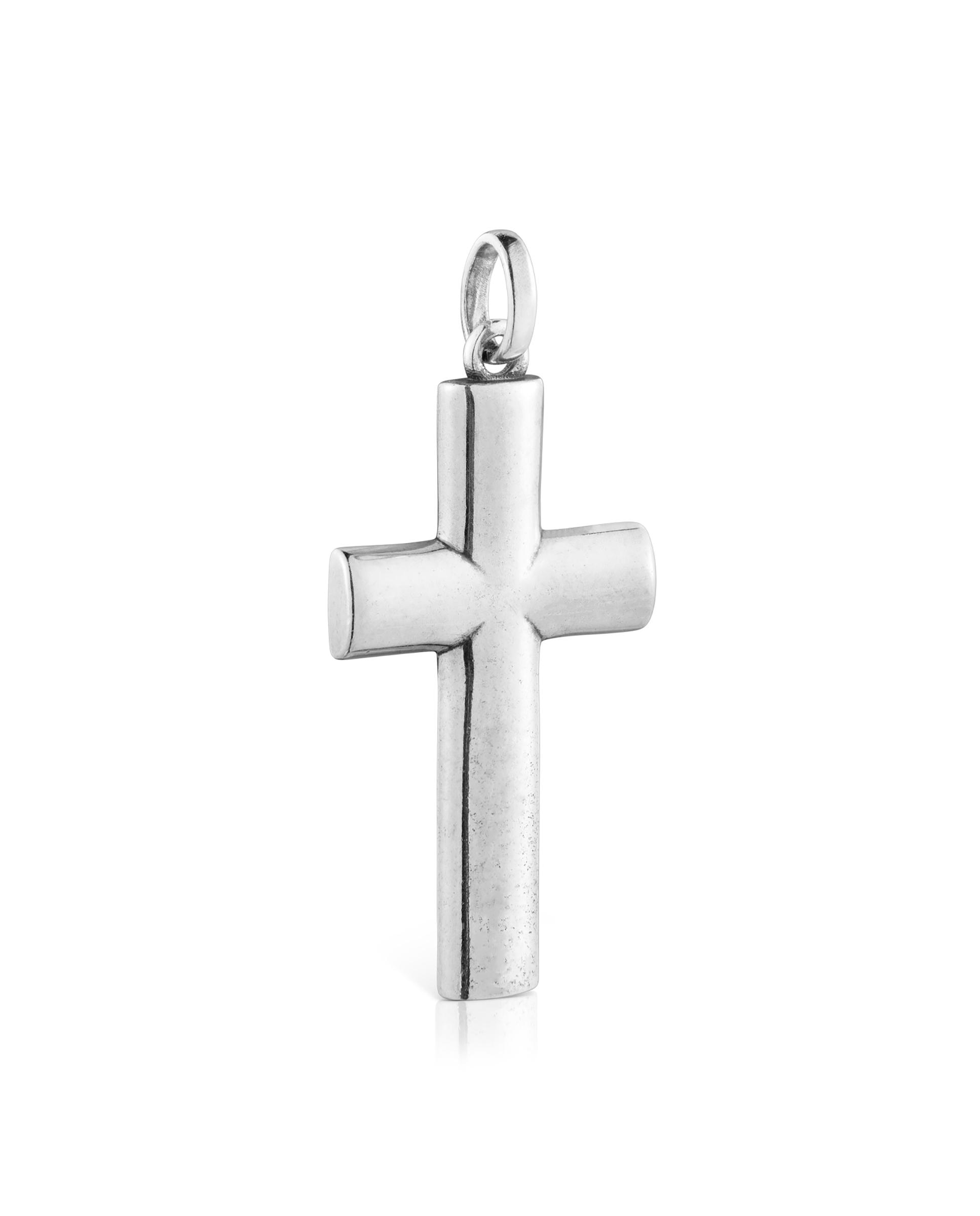 Pendente Tous Man Cruz de Prata 32 Mm Prateado-2