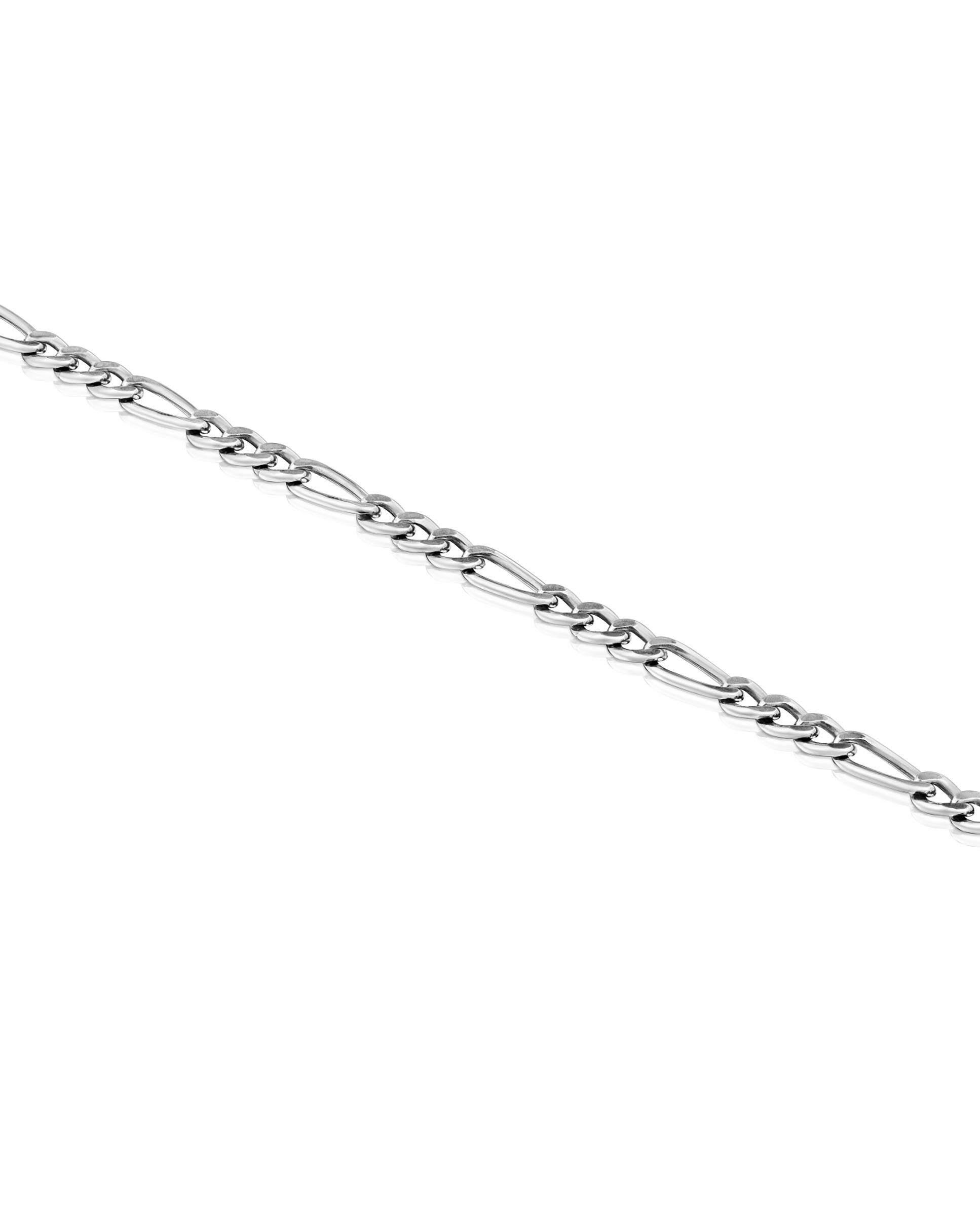 Pulseira de Corrente Tous Man Barbada de Prata Prateado-3