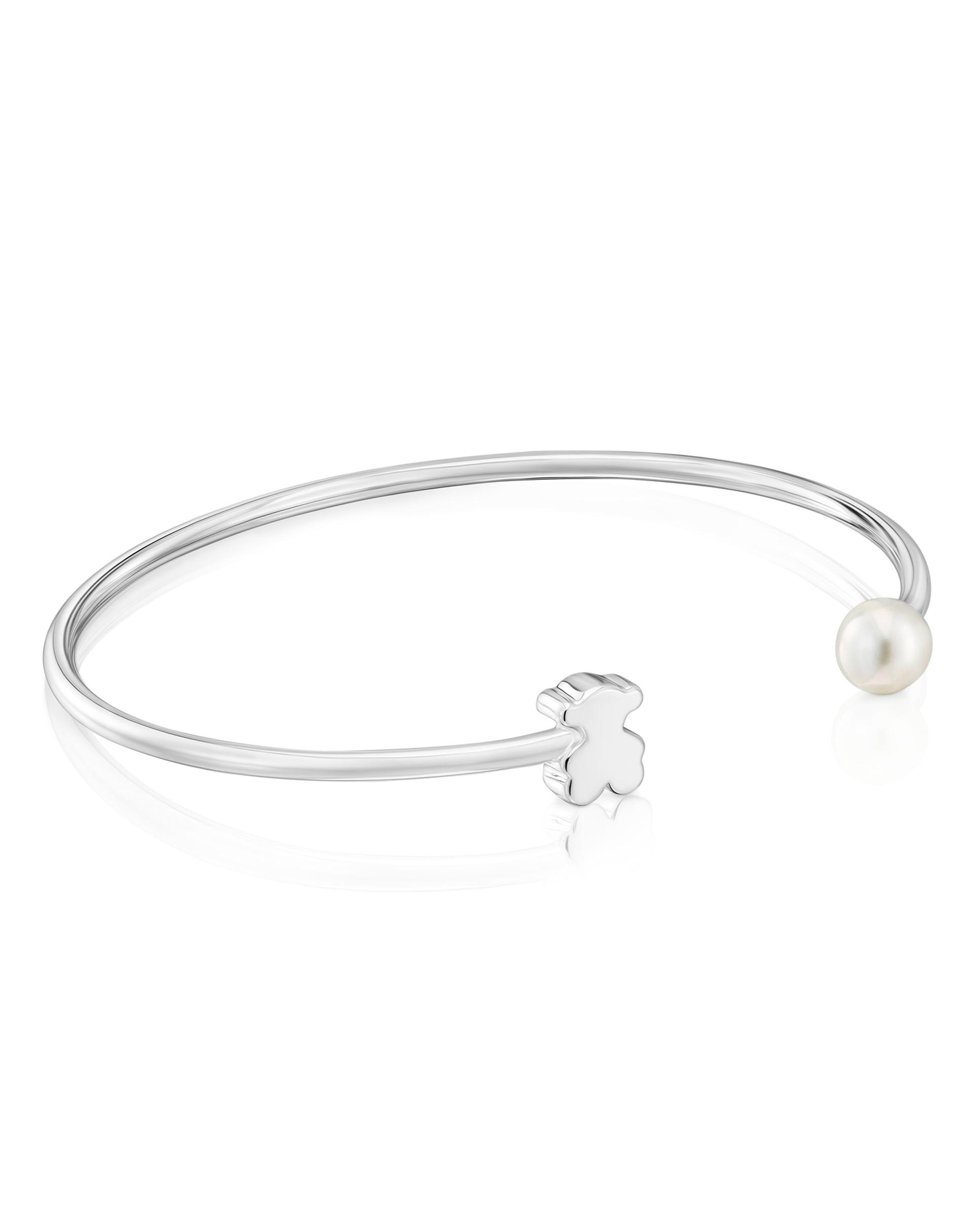 Imagem 0 de Bracelete Sweet Dolls de Prata com Pérola