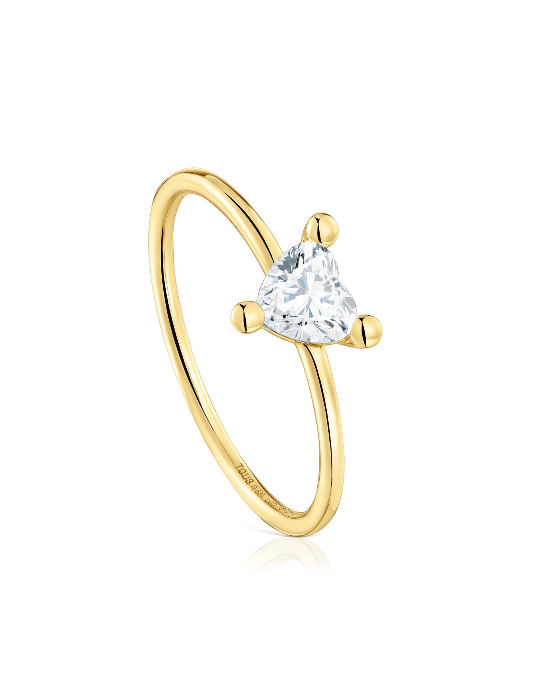 Imagem 0 de Anel Garden Of Love Lgd de Ouro com Diamante Criado em Laboratório