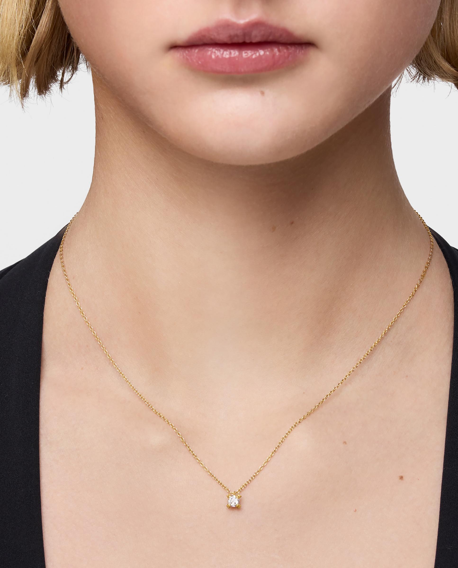 Corrente com Pendentes Color Pills Banhada a Ouro 18 Kt Sobre Prata e Diamante Criado em Laboratório Branco-5