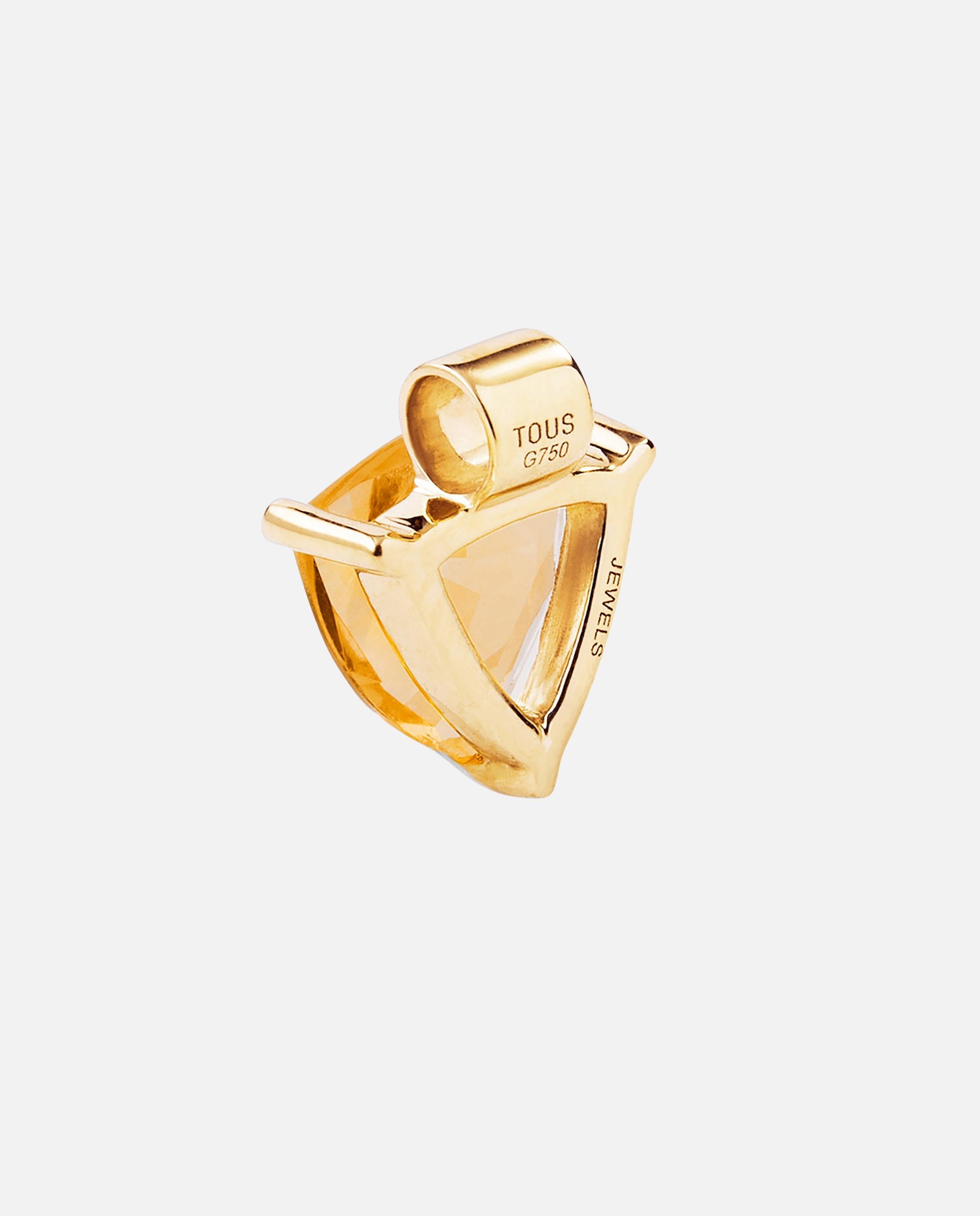 Pendente Atelier de Ouro com Citrino Laranja-3
