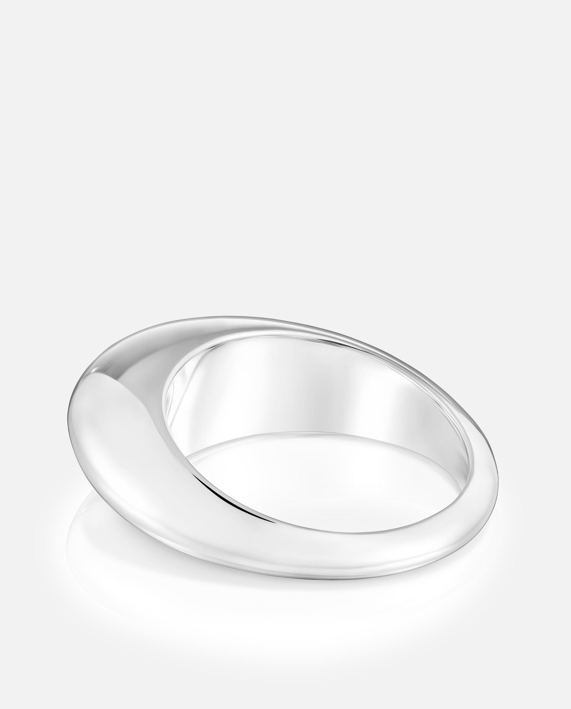 Anel Warm de Prata Prateado-3